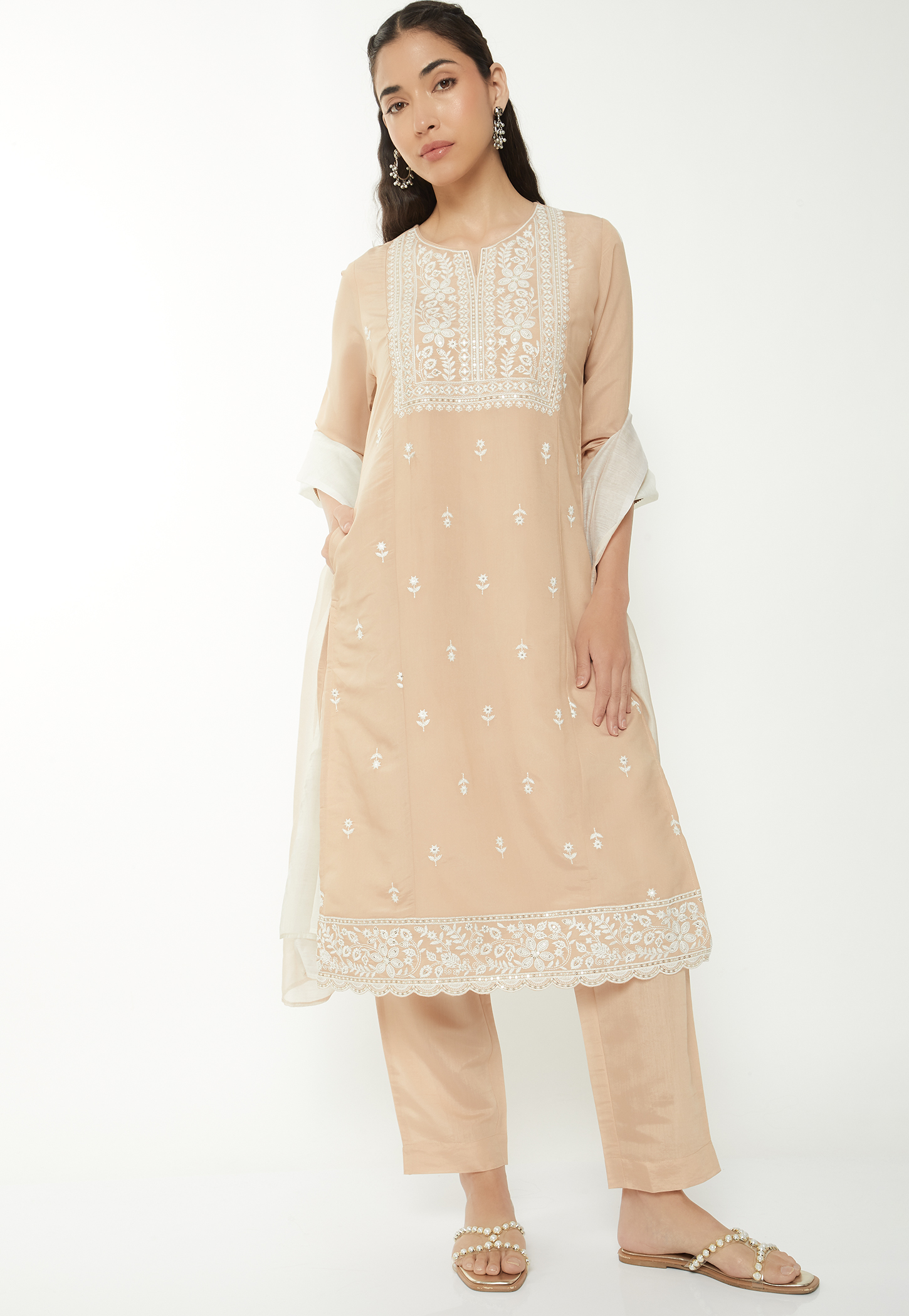 Women Embroidered Straight Kurta Set-picture-52