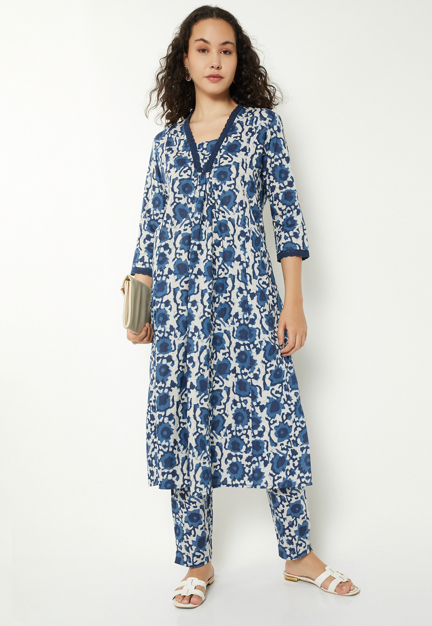 Women Printed A-Line Kurta Set-picture-20