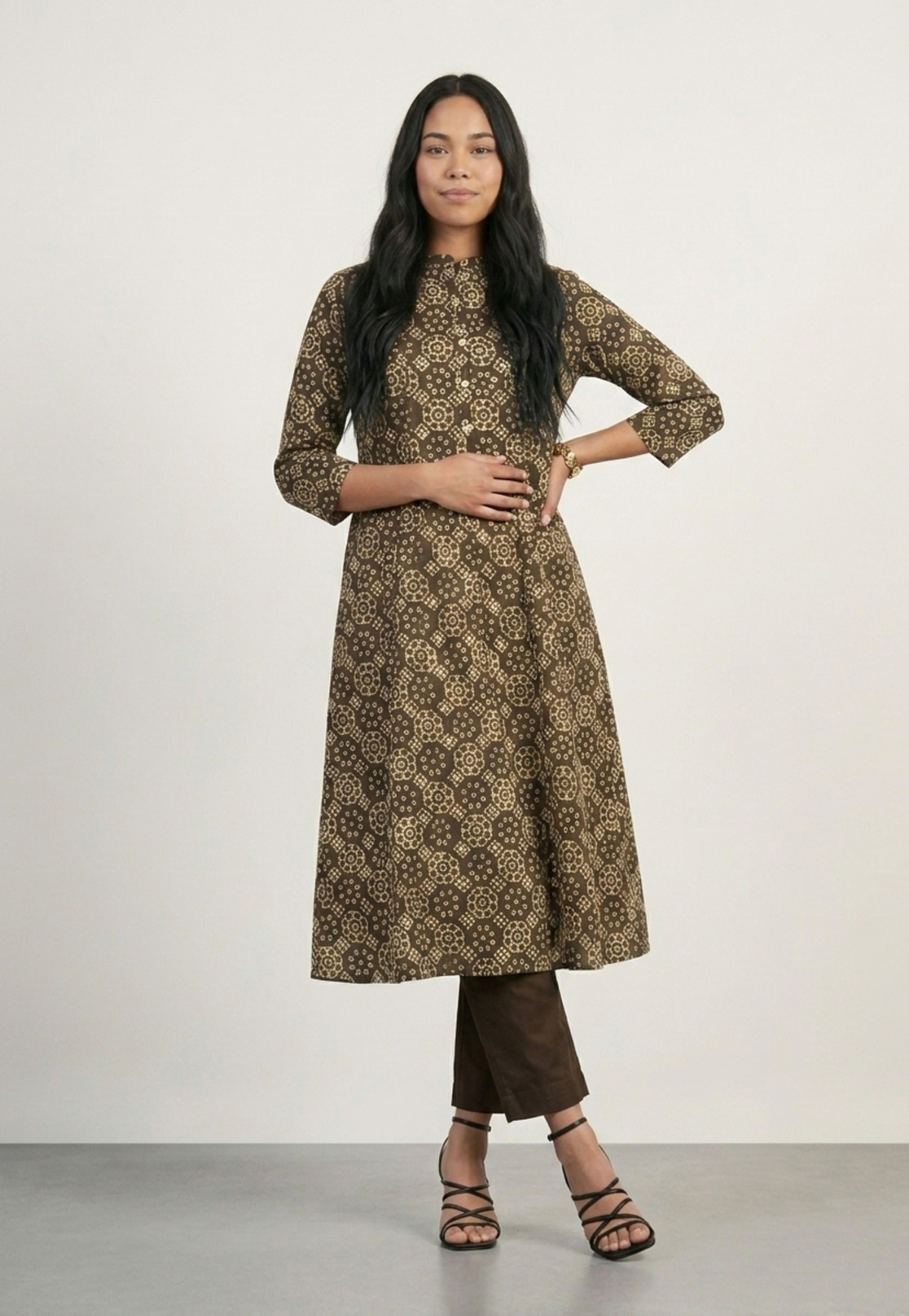 Women Printed A-line Kurta Set-picture-12