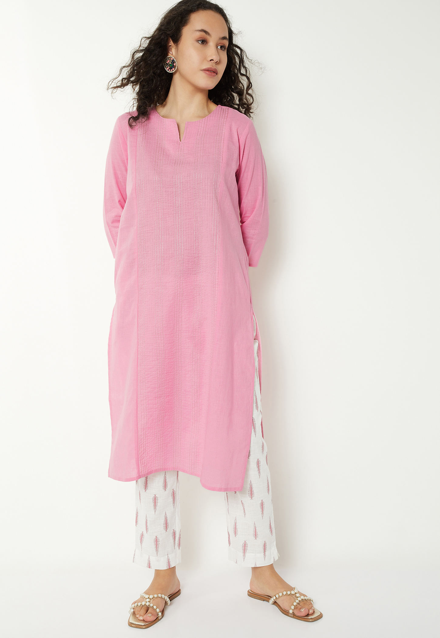 Women Embroidered Straight Kurta Set-picture-16
