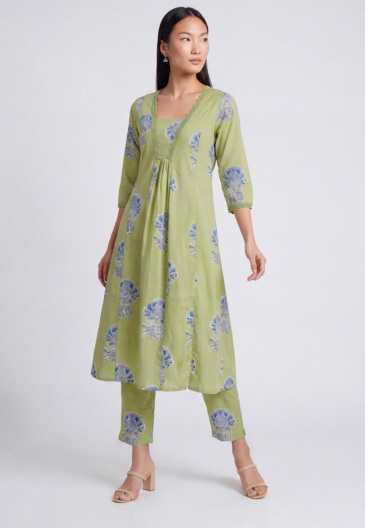 Women Printed A-Line Kurta Set-picture-31