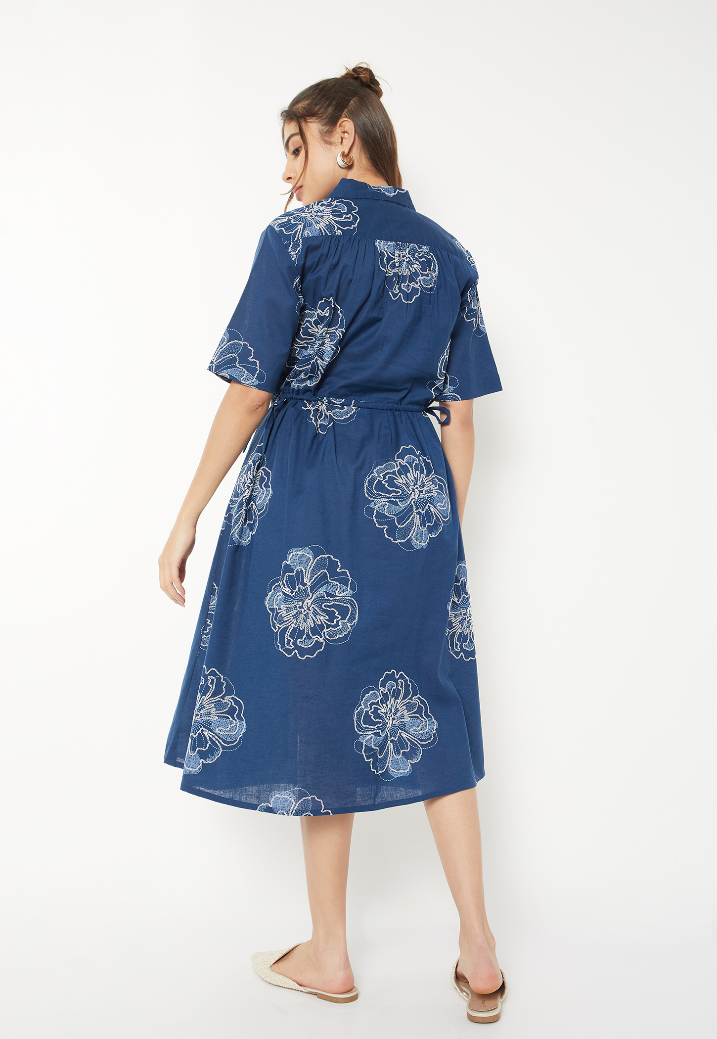green emerald velvet dress Floral Printed Long Dress: Modern Indian Gown by Raas USA