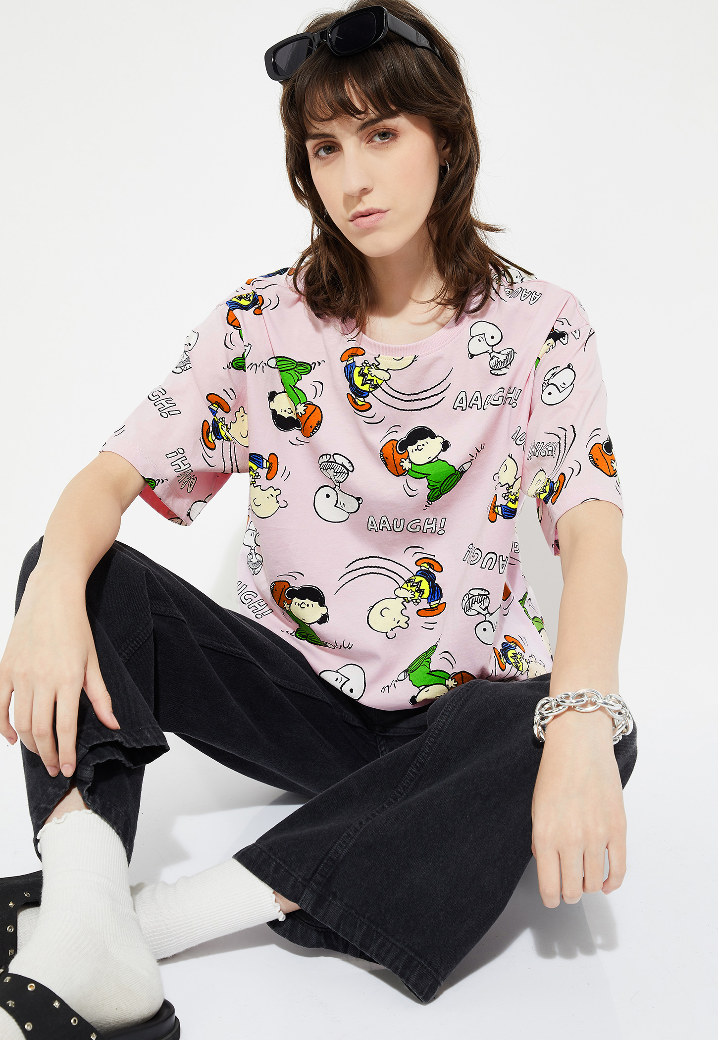 URB_N Women Peanuts Oversized Fit T-shirt-picture-37