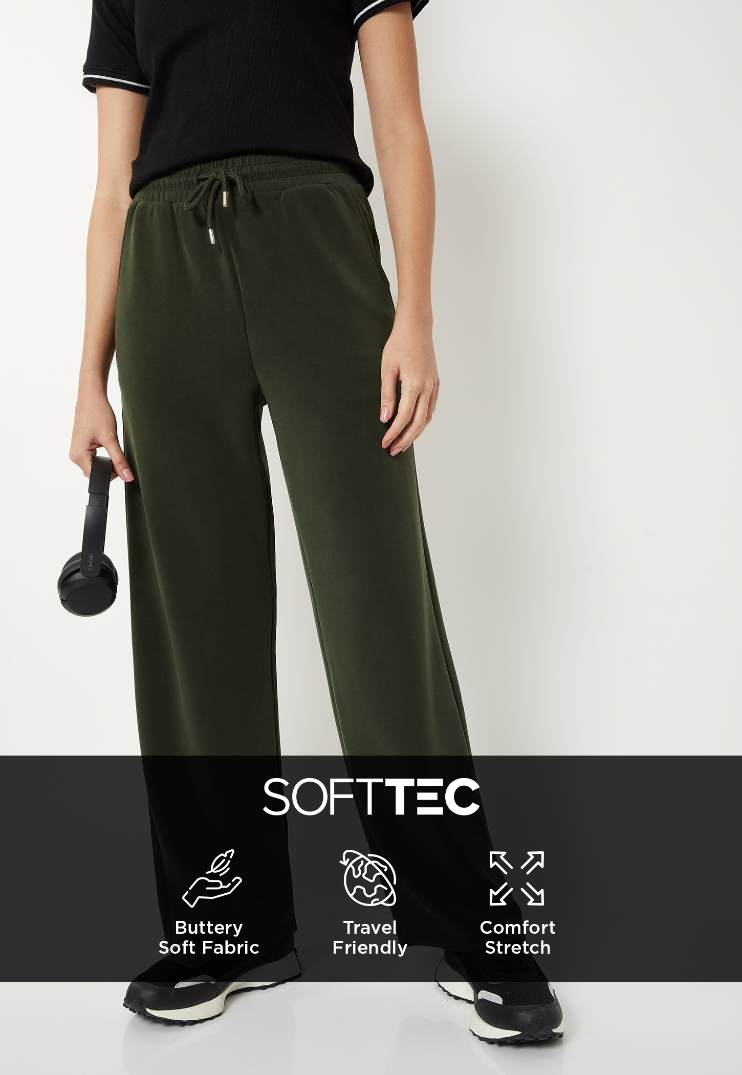 Women Knit Track Pants-picture-56