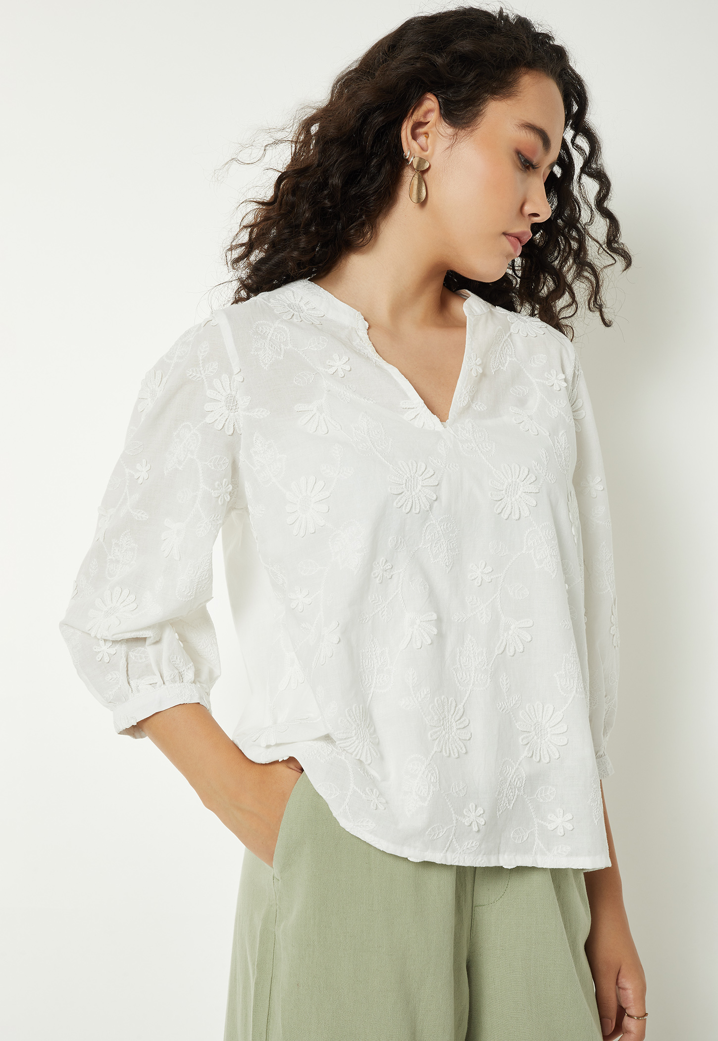 Women Embroidered Blouse-picture-37