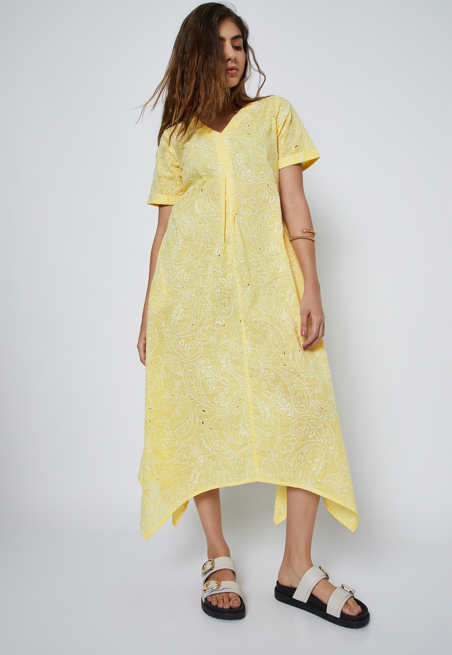 Women Embroidered A-line Dress-picture-40
