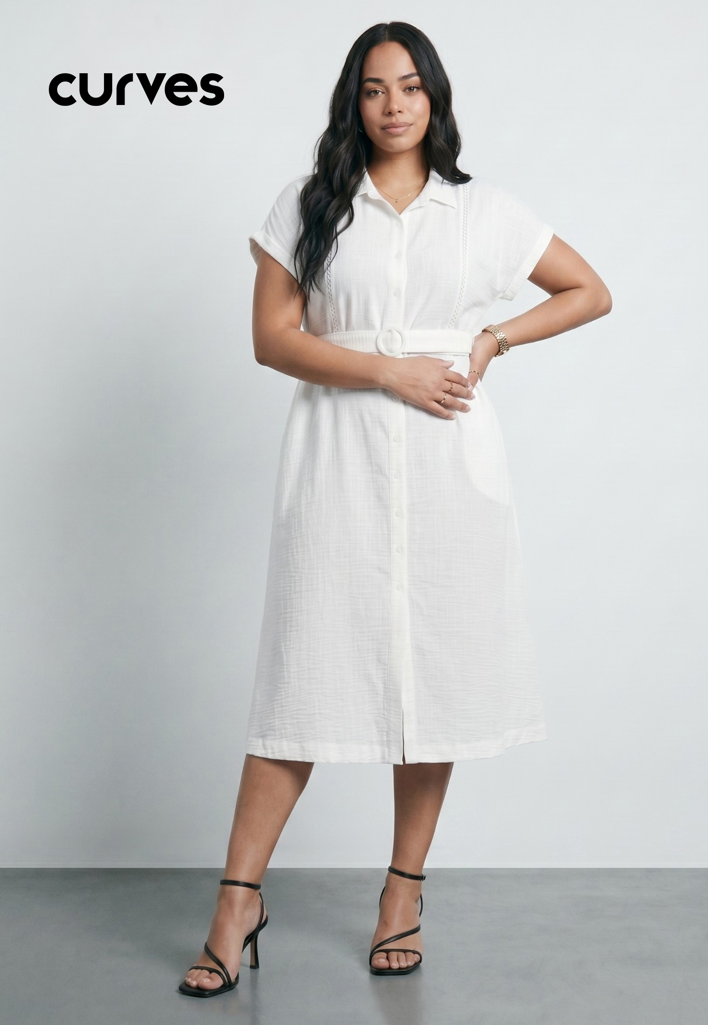 Women Solid Shirt Dress-image-16