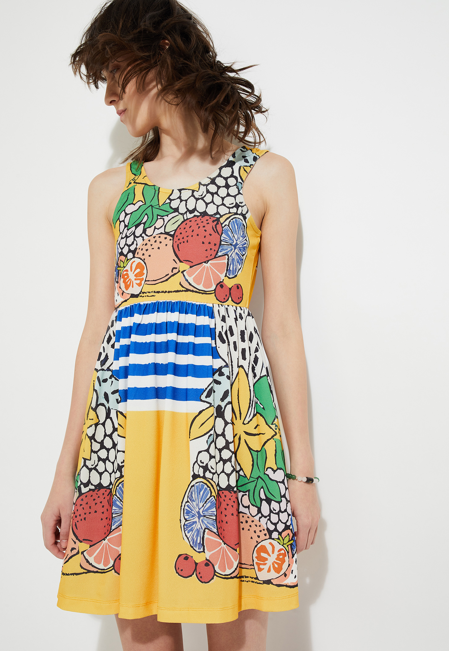 URB_N Women Printed Fit & Flare Dress-image-7