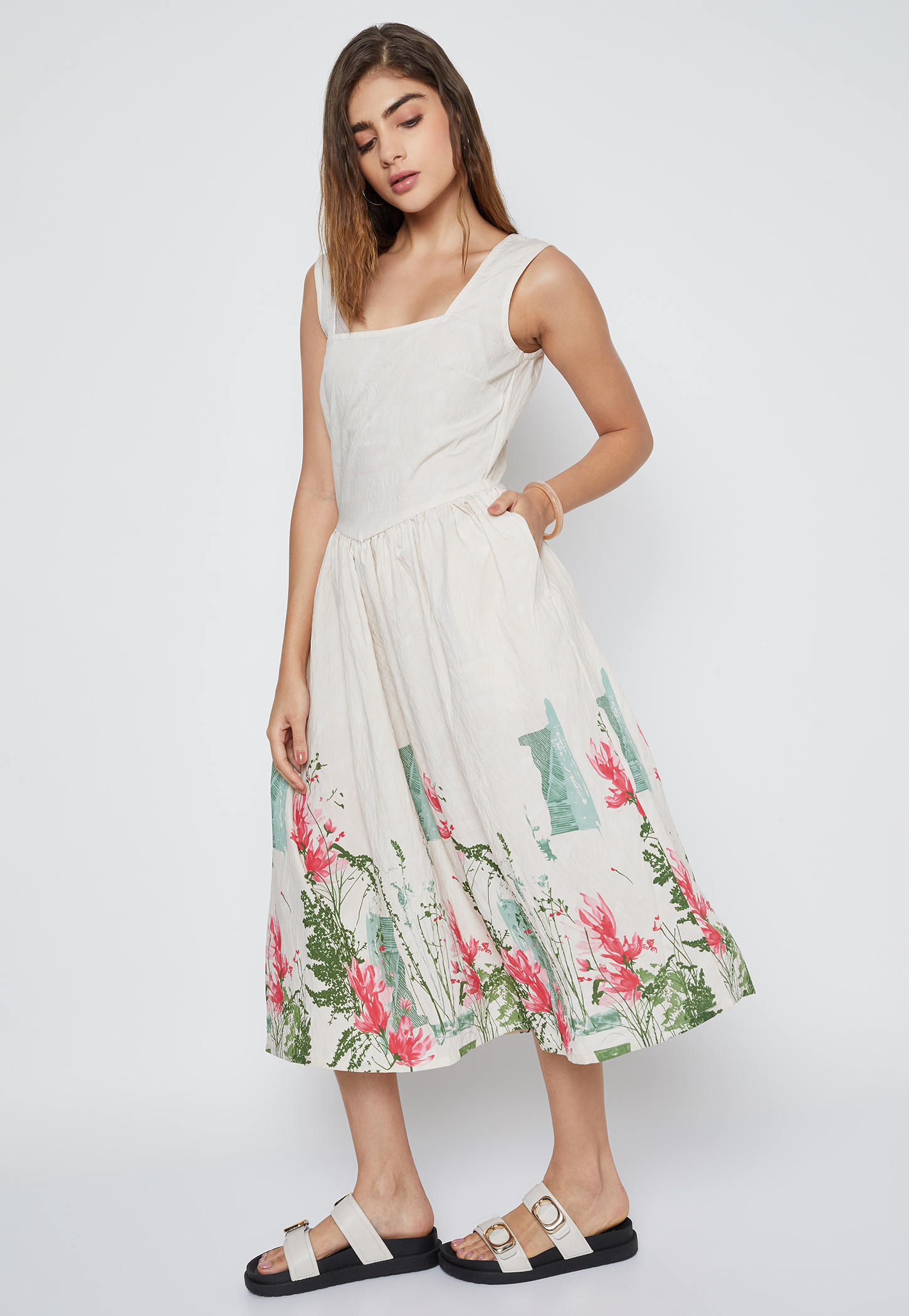 Women Printed A-line Dress-picture-42