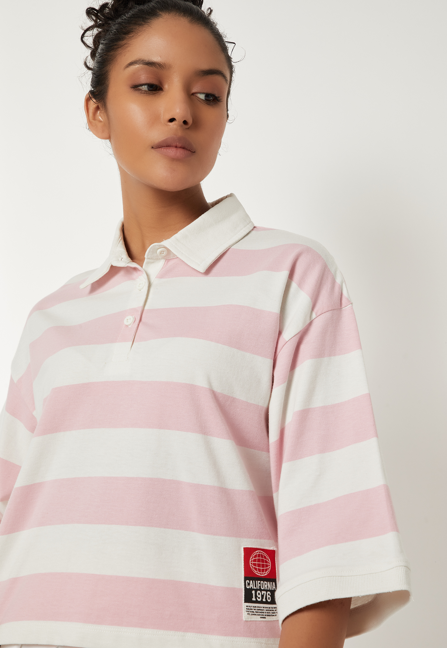 Women Striped Polo T-shirt-picture-43
