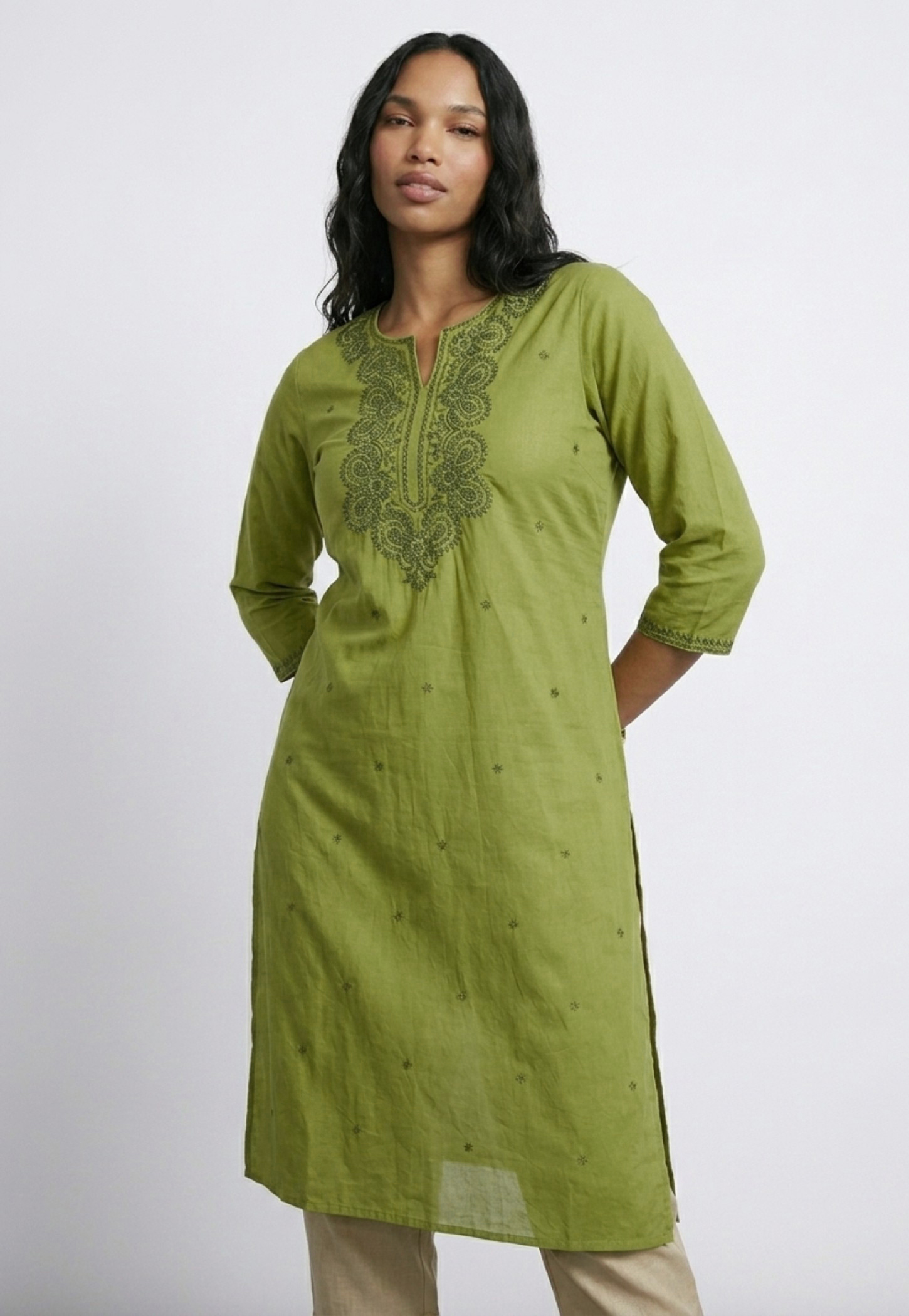 Women Embroidered Straight Kurta-picture-56