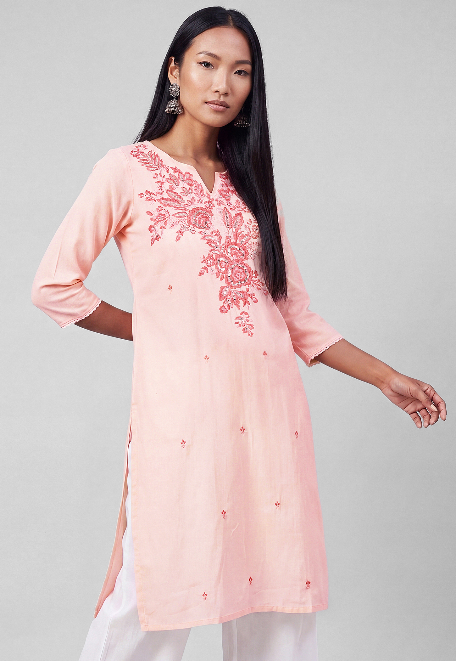 Women Embroidered Straight Kurta-picture-24