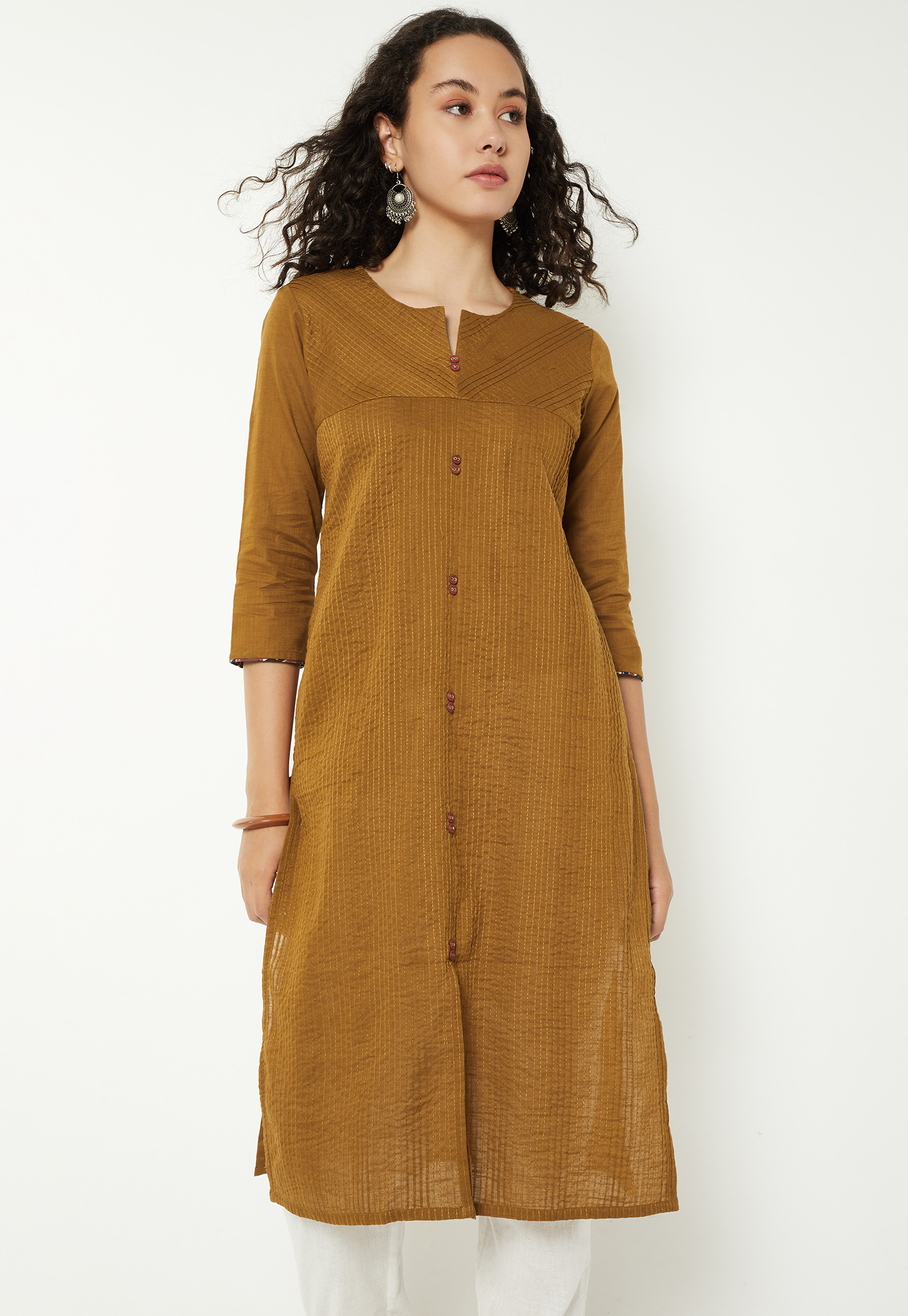 Women Pintuck Straight Kurta-picture-45