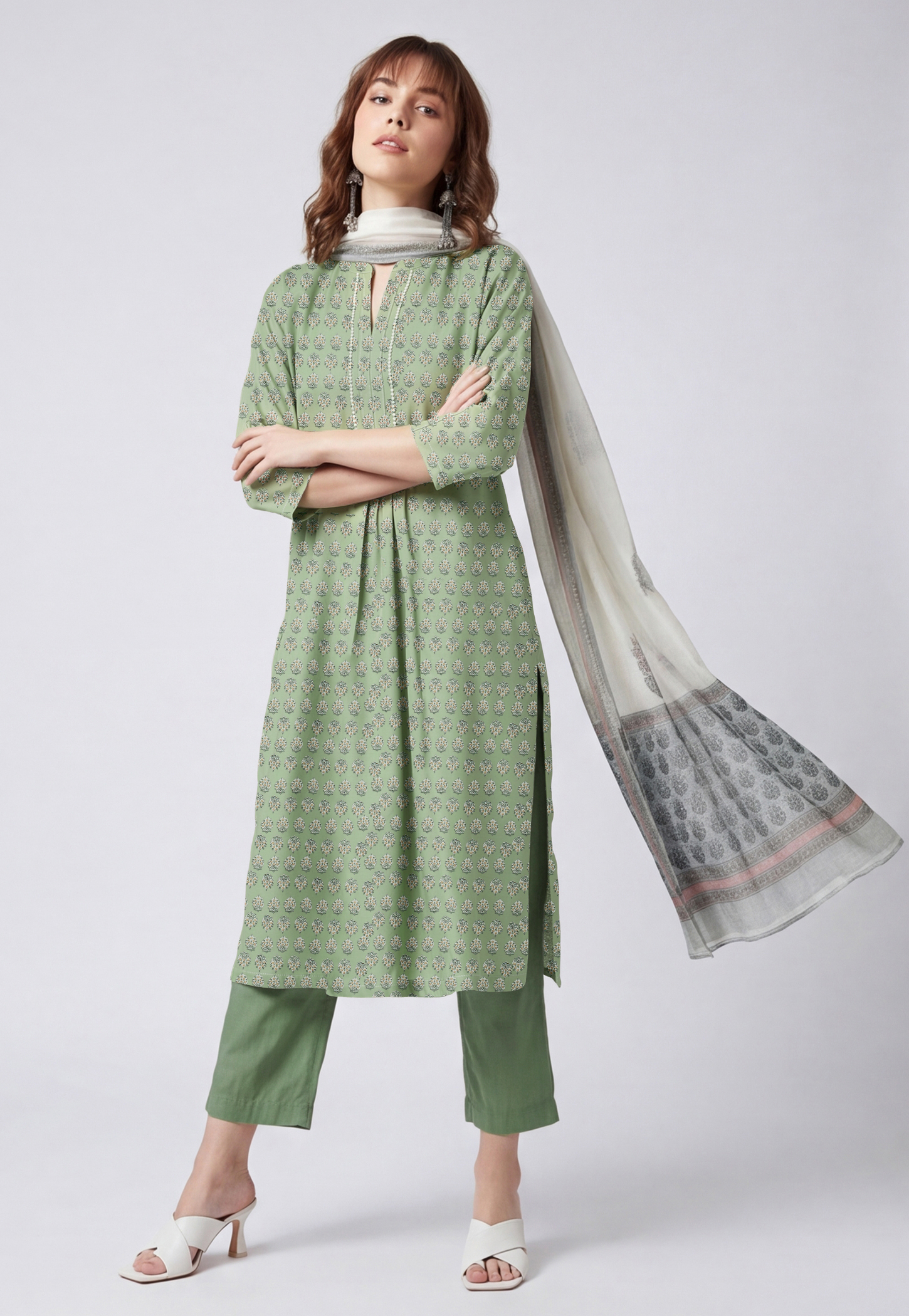 Women Printed Straight Kurta Set-picture-24