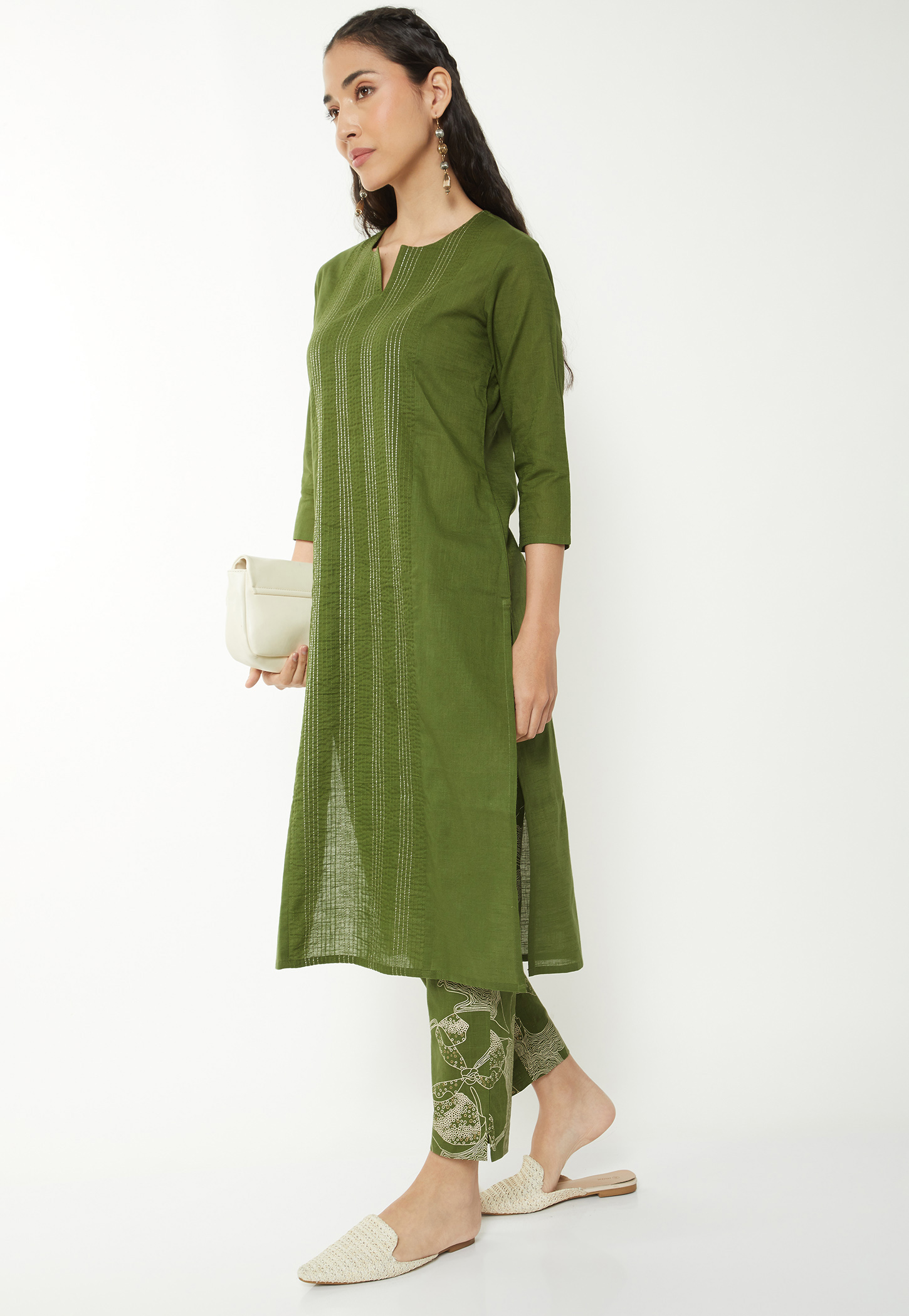 Women Embroidered Straight Kurta Set-picture-22
