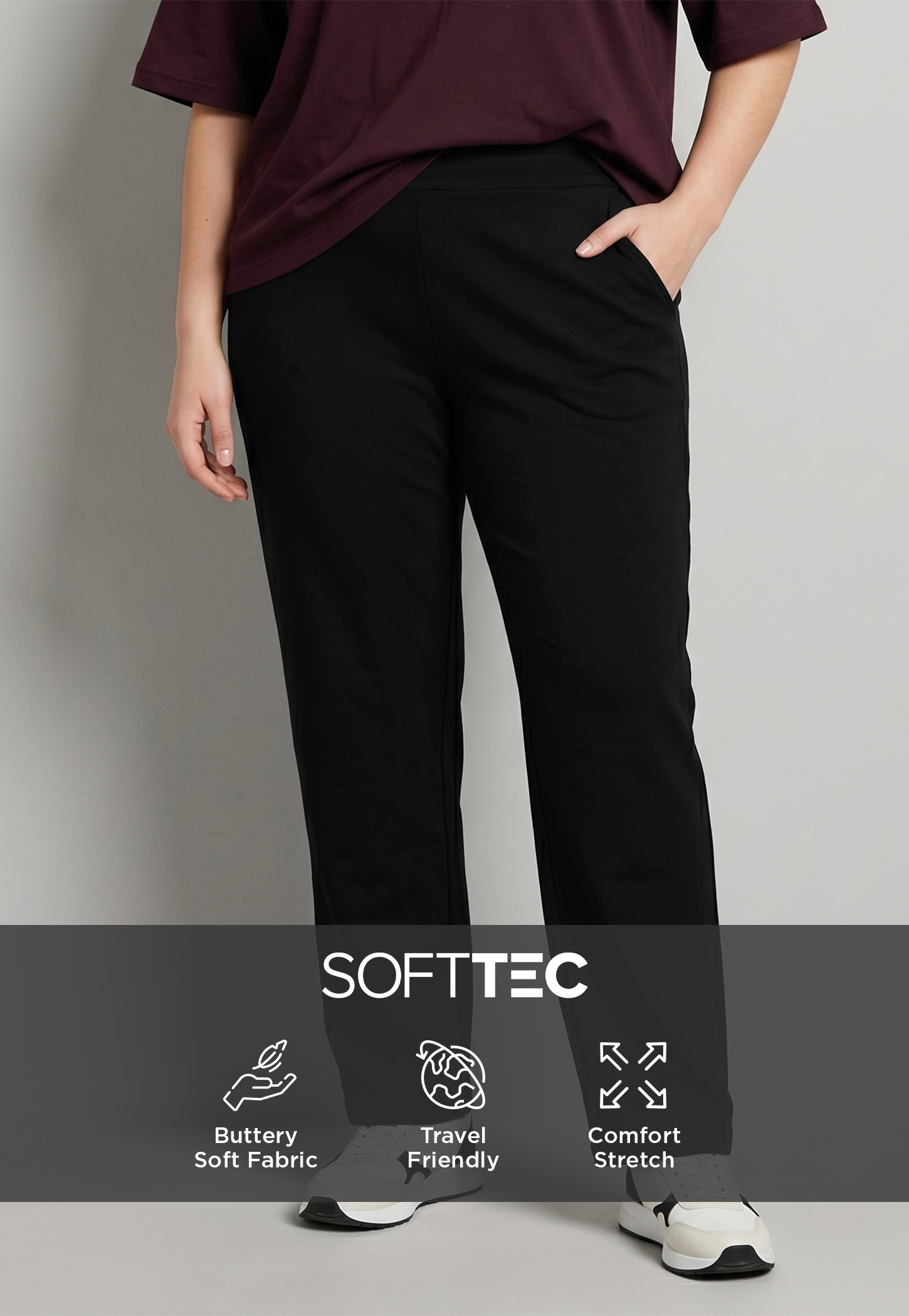 Women Solid Flared Track Pants-picture-15