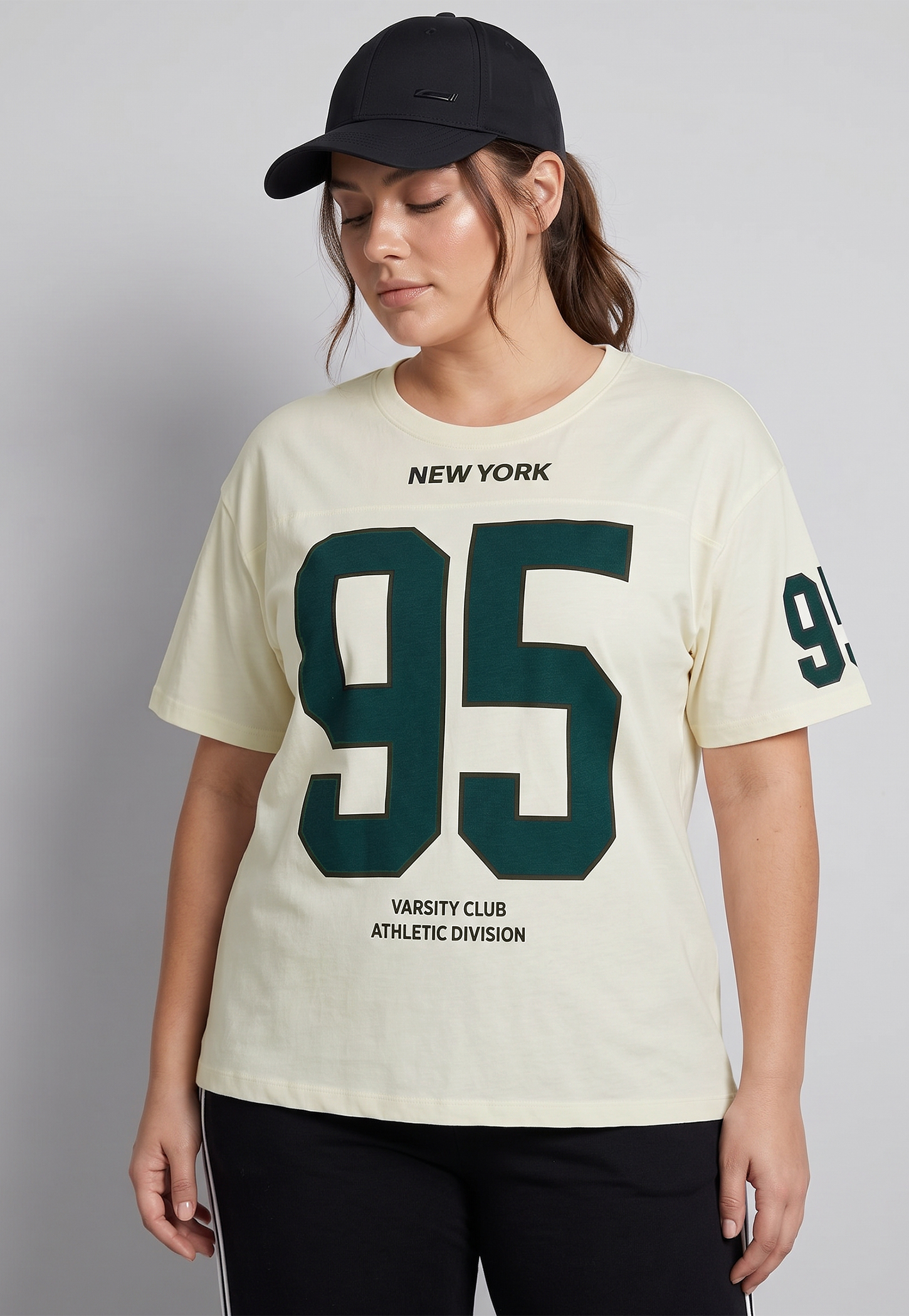 Women Printed Oversized Sports T-shirt - Pack of 2-picture-52