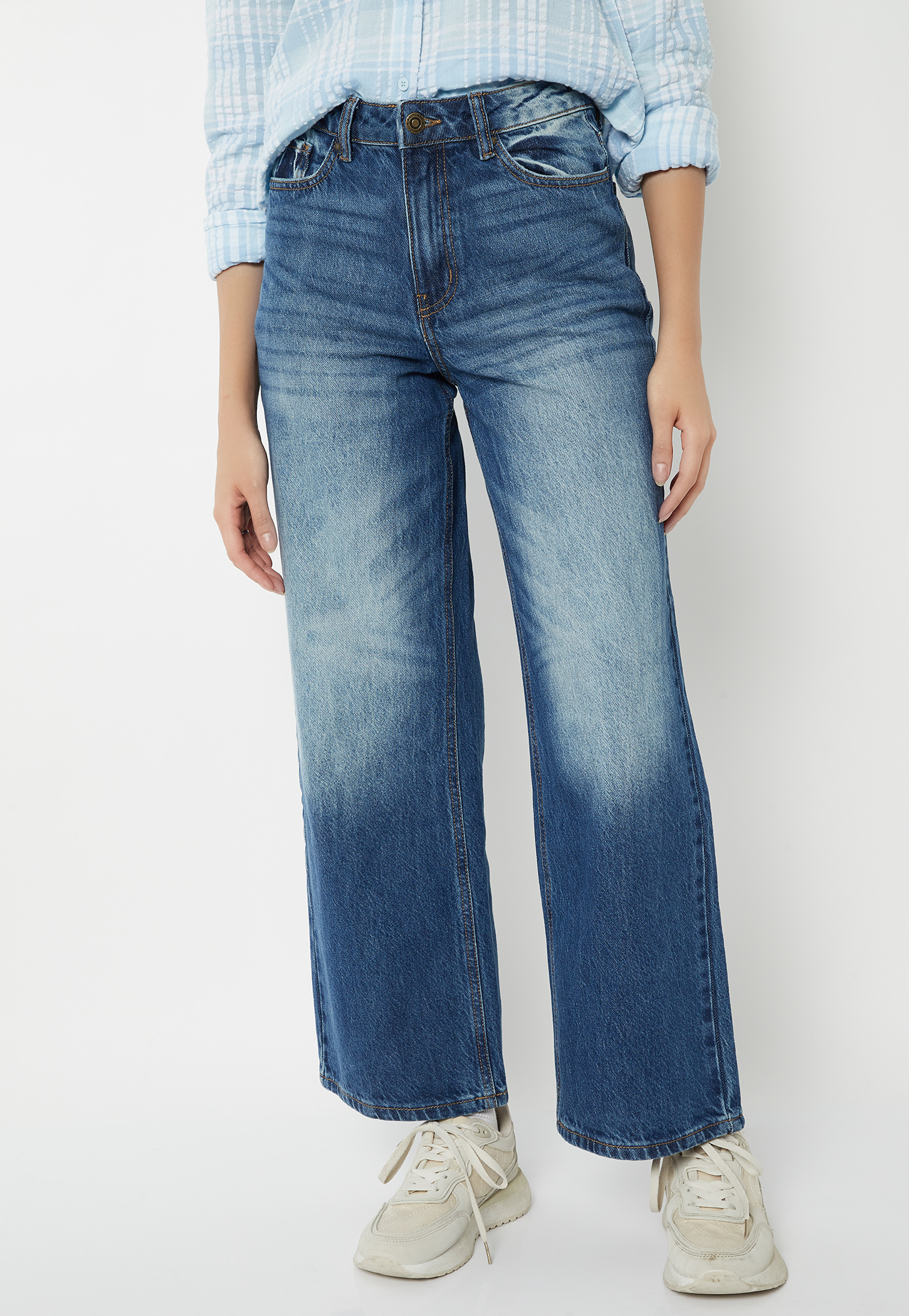 Women Clean Look Mid Rise Jeans-picture-34