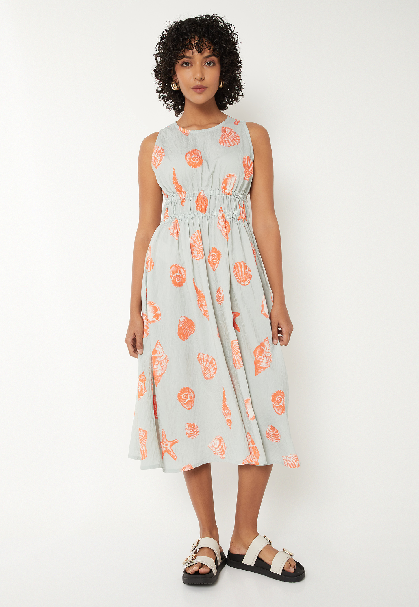 Women Printed Midi Dress-picture-45