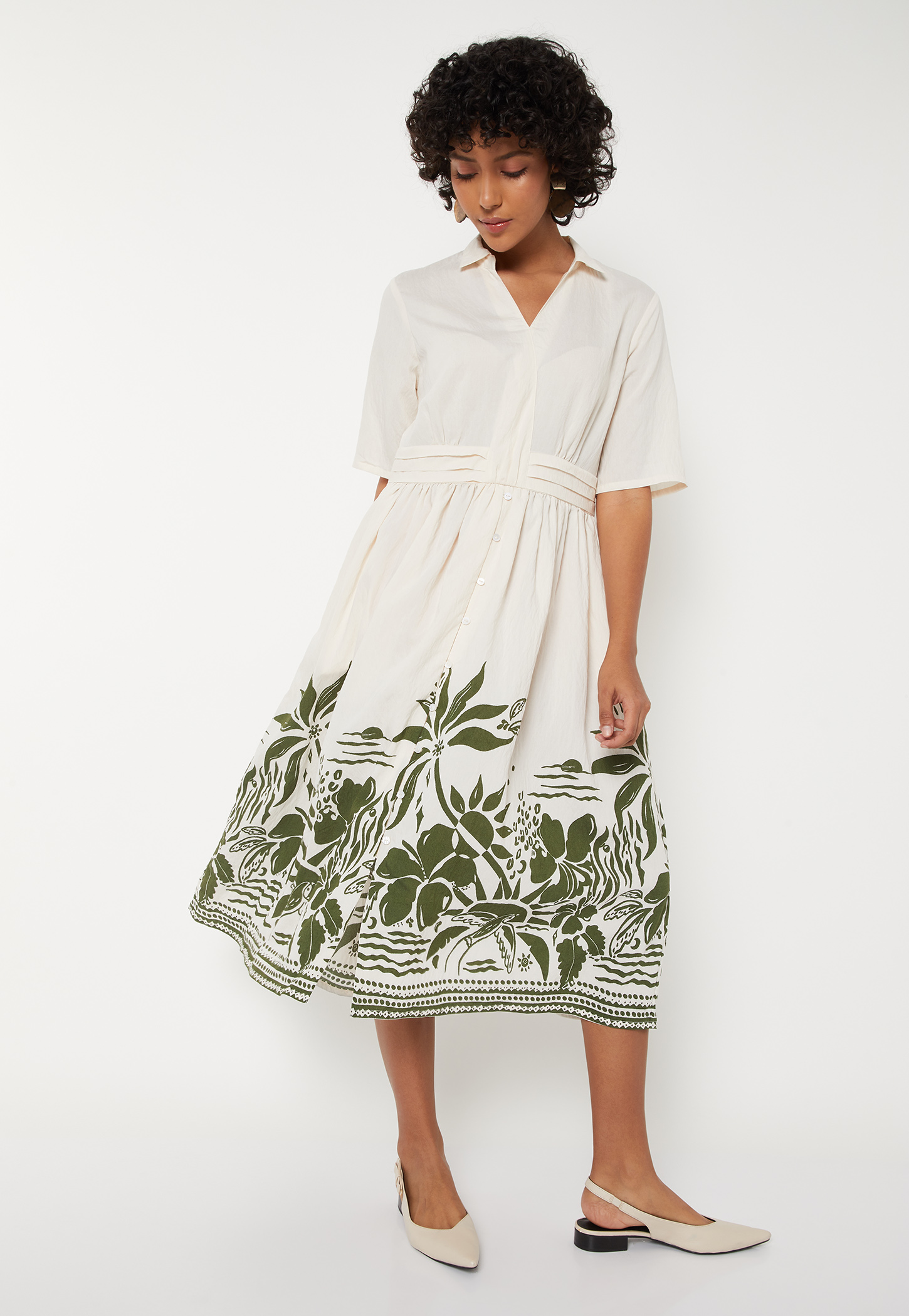 Women Printed Shirt Dress-picture-27