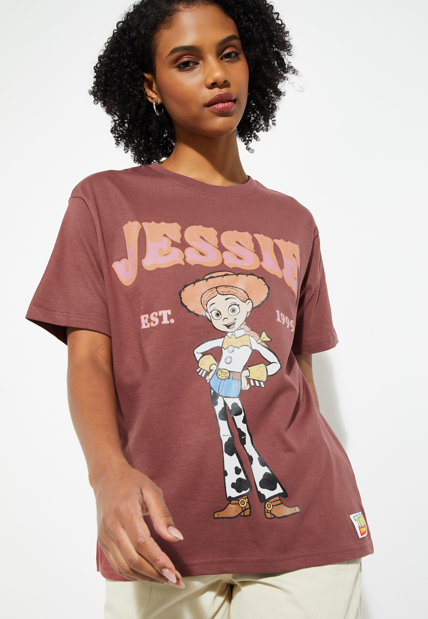 URB_N Women Toy Story Print Oversized T-shirt-picture-20