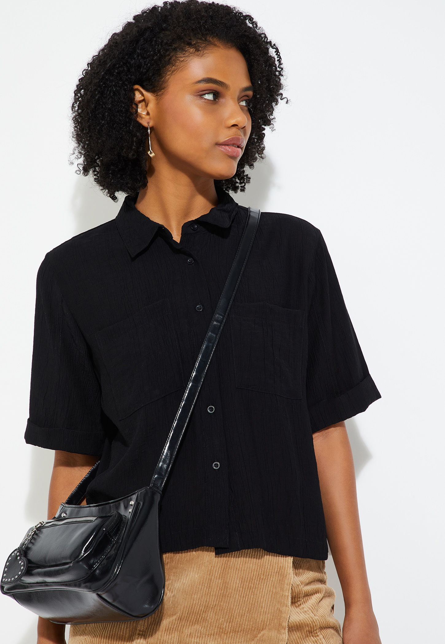 ALAYA F x URB_N Women Textured Boxy Fit Shirt-picture-23