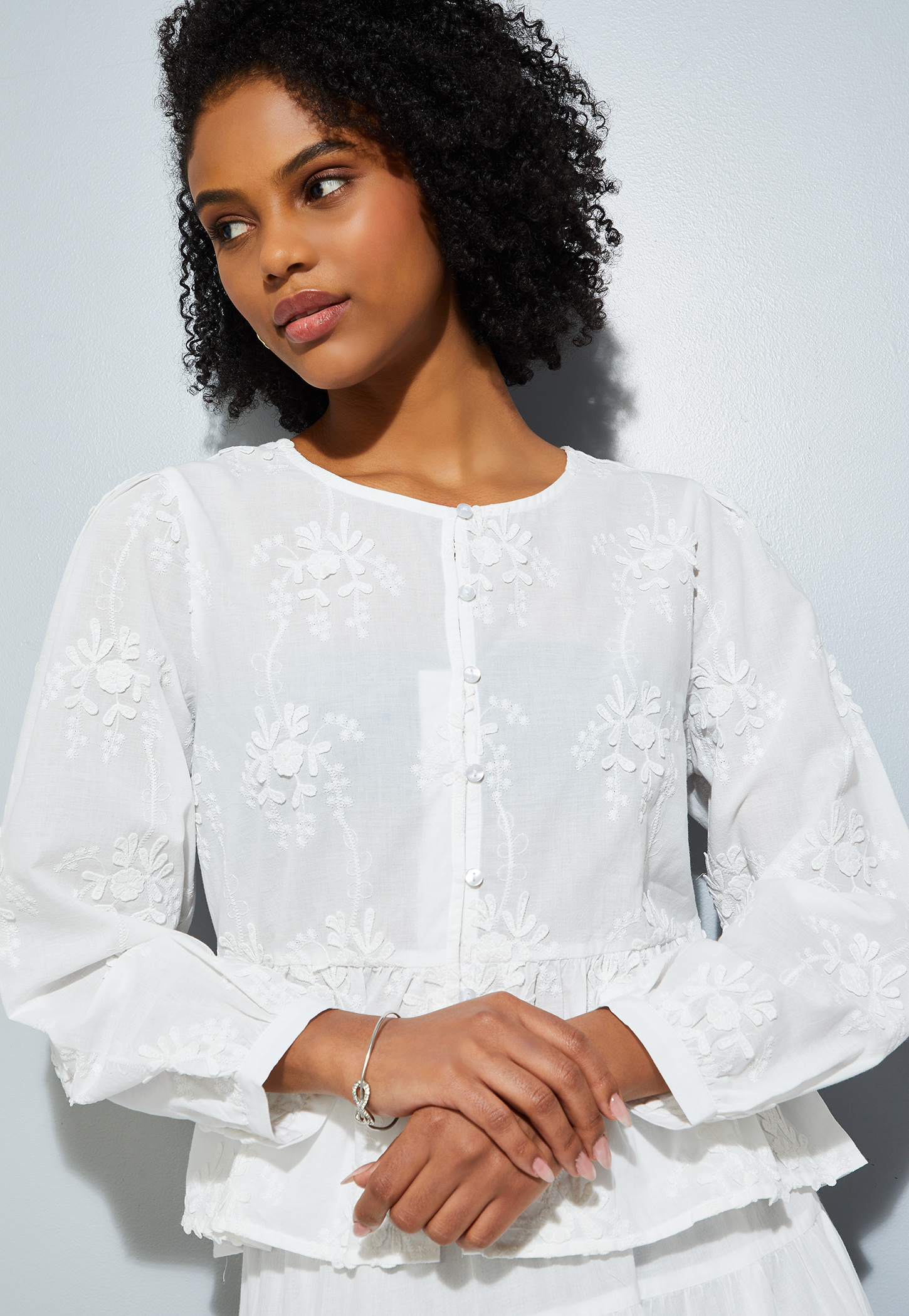 URB_N Women Lace Peplum Top-picture-13