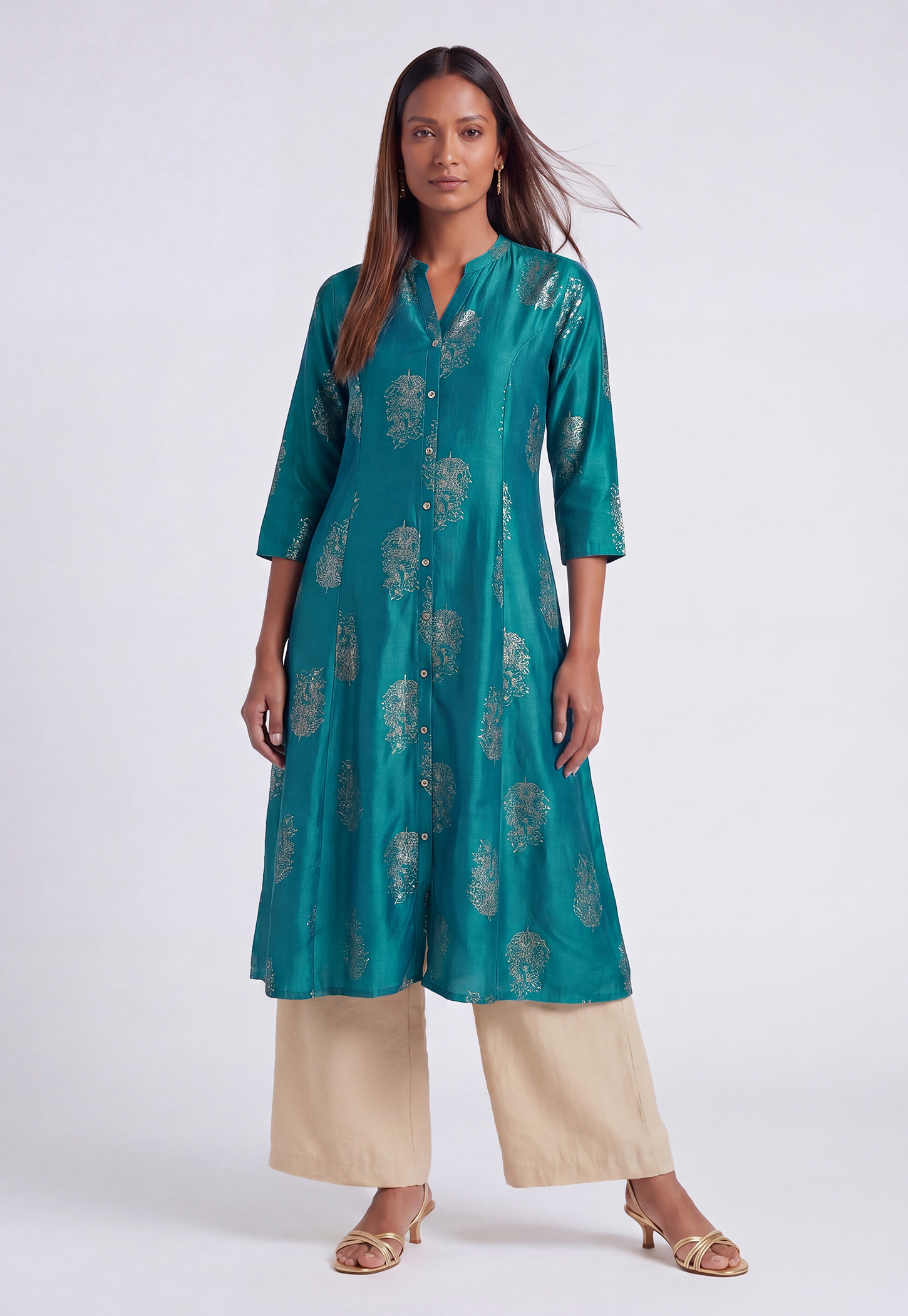 Women Embroidered A-Line Kurta-picture-40