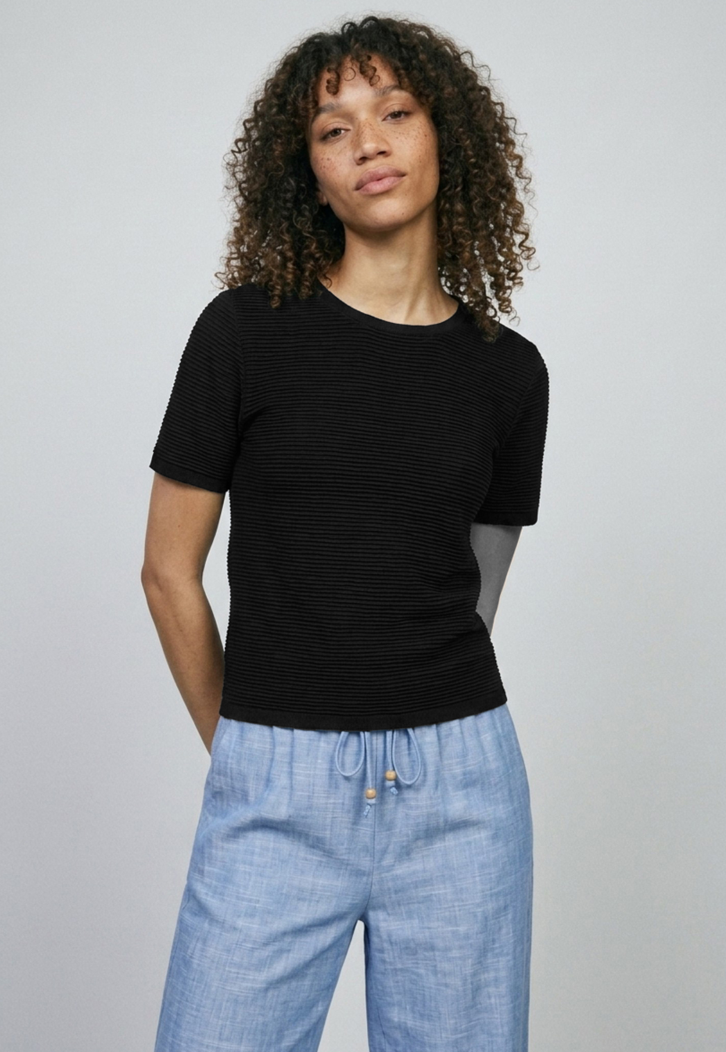 Women Textured T-shirt-picture-25