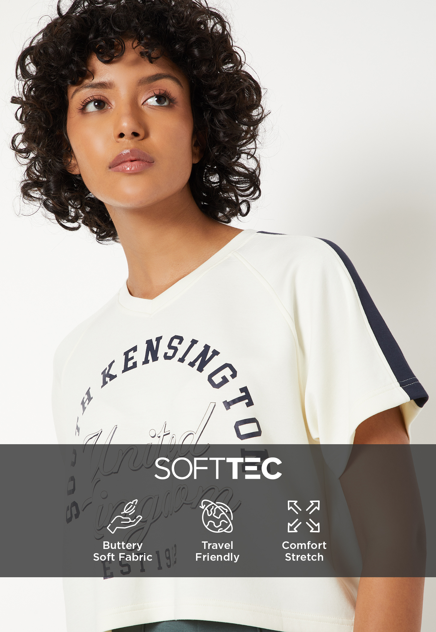 Women Printed Boxy Fit Sports T-shirt-picture-16