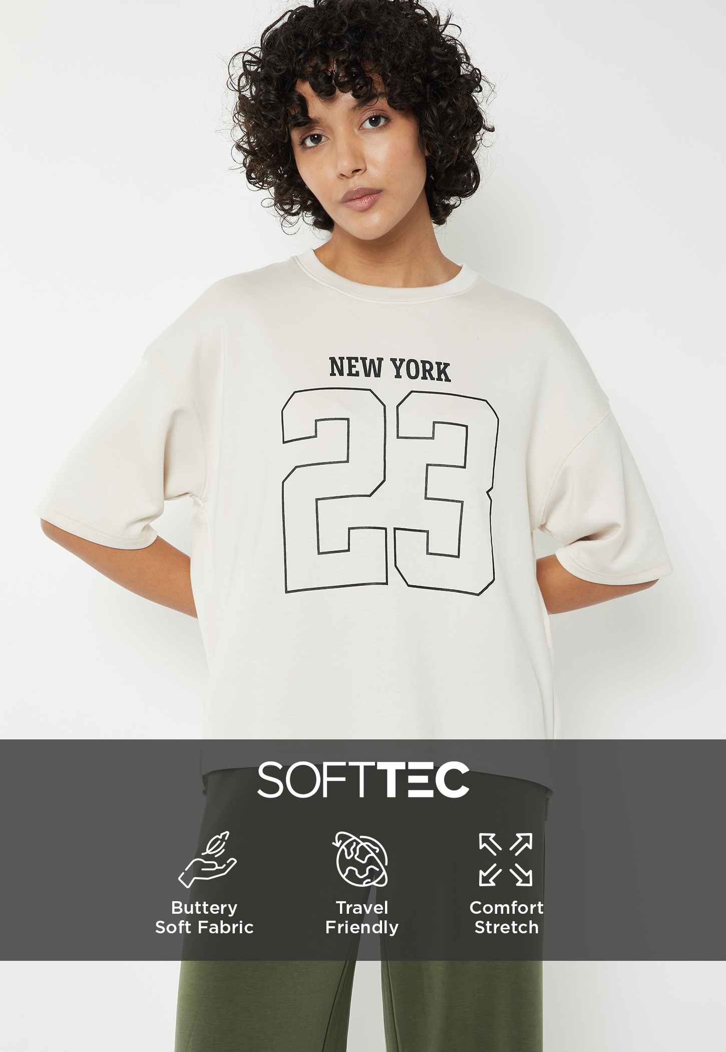 Women Typographic Print Sports T-shirt-picture-52