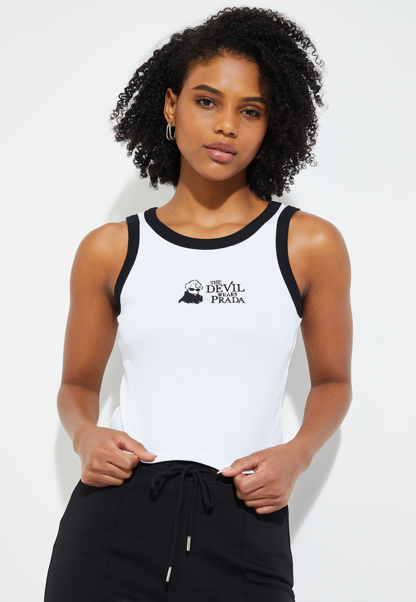 URB_N Women Embroidered Crop Tank Top-picture-33