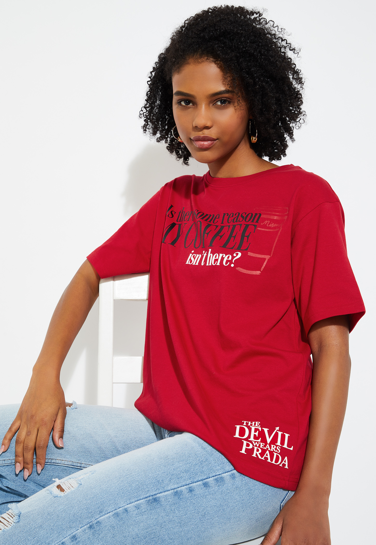 URB_N Women Oversized The Devil Wears Prada T-shirt-picture-31