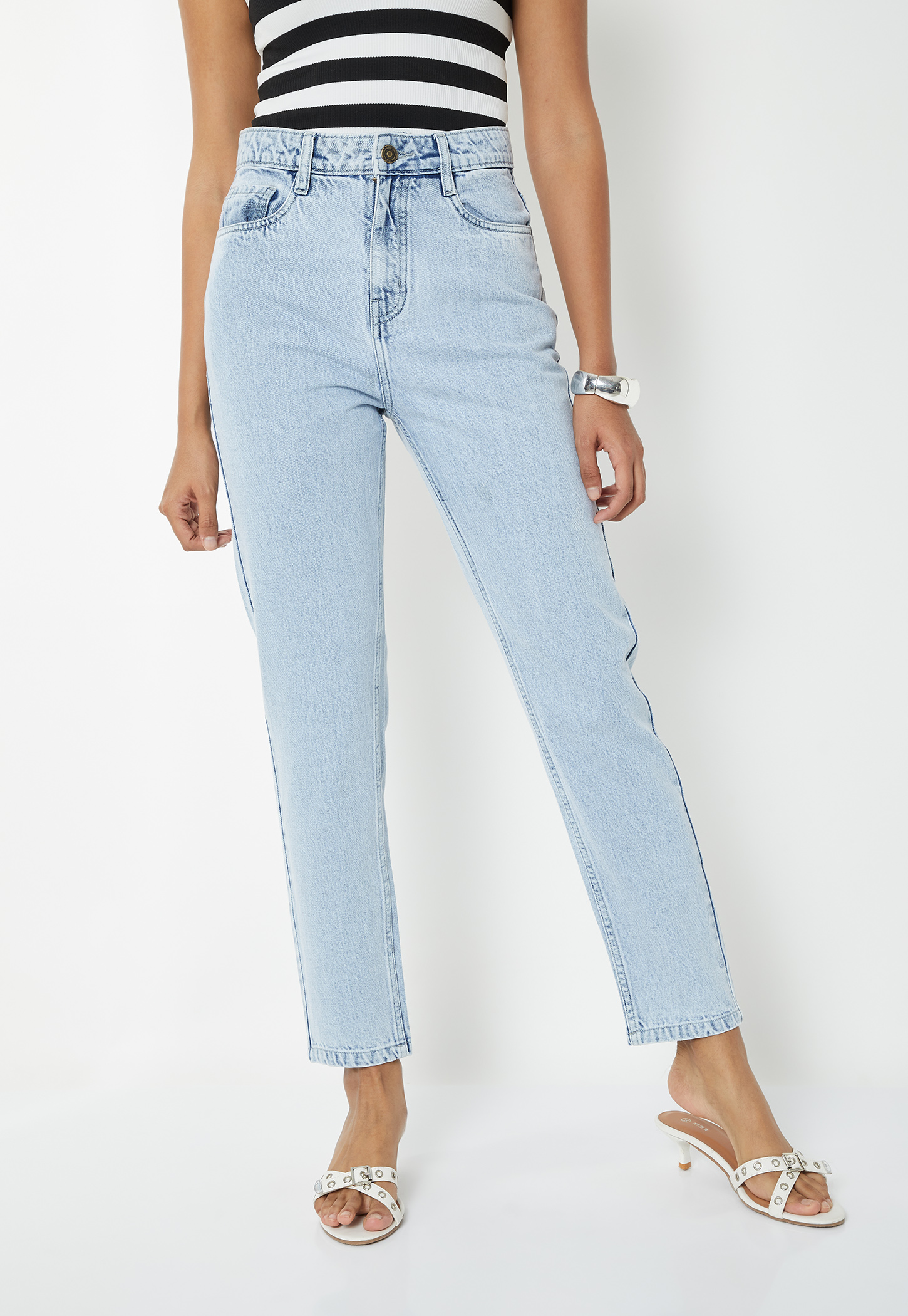 Women High Rise Mom Fit Jeans-picture-21