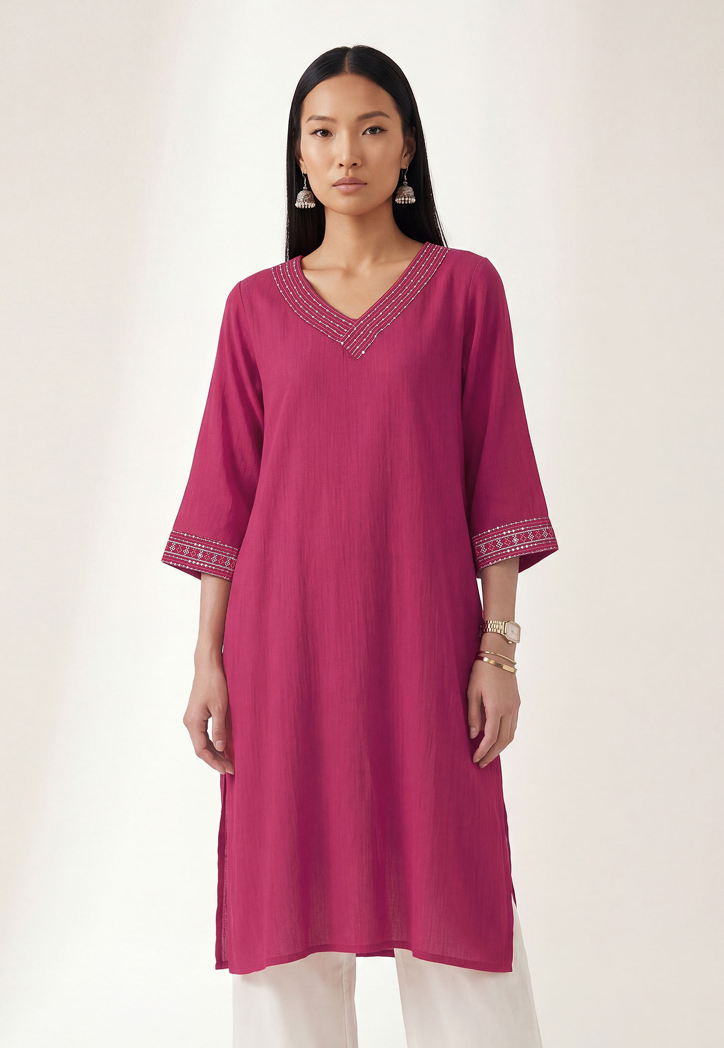 Women Embroidered Straight Kurta-picture-39