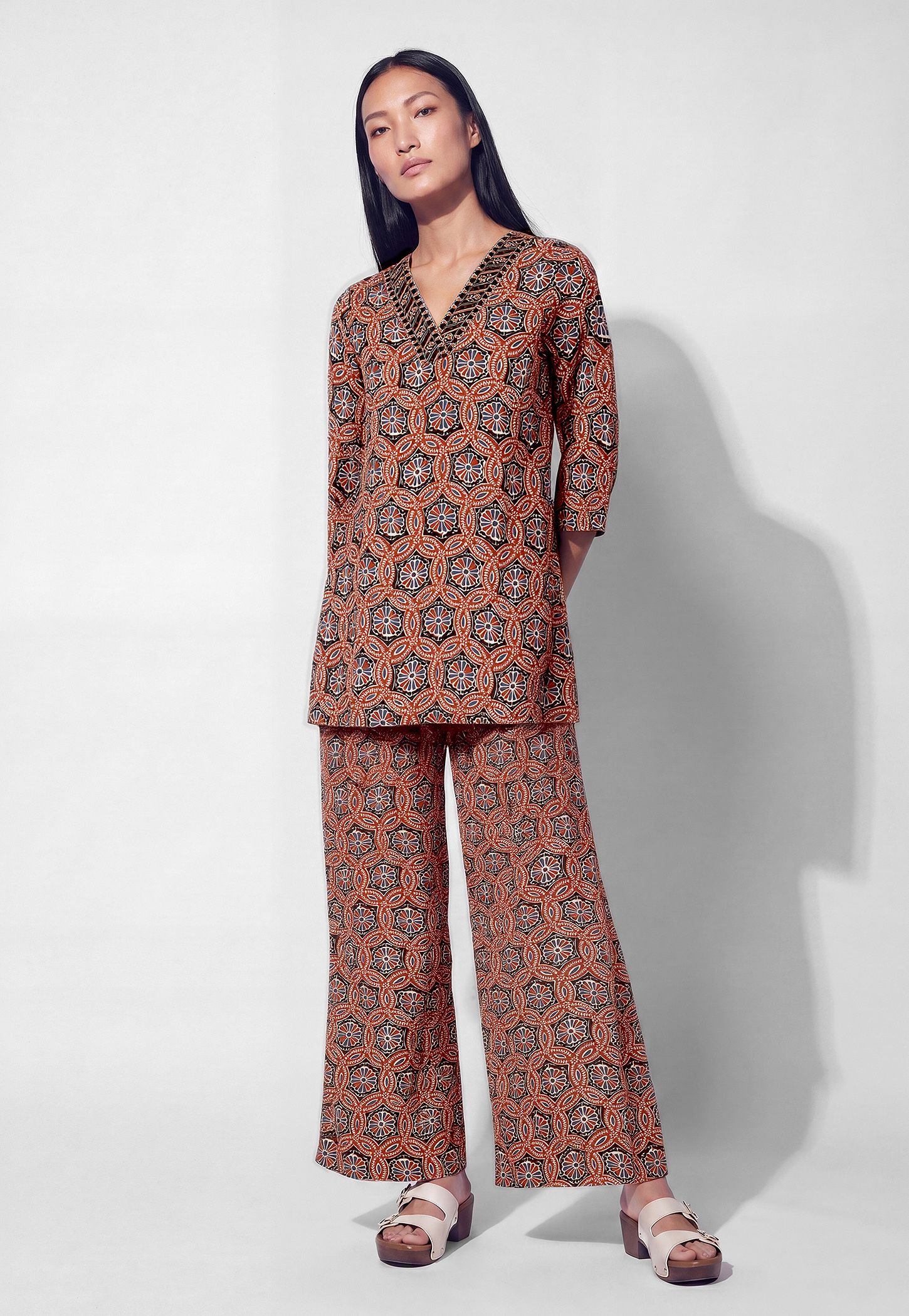 Women Printed Straight Kurti-image-29