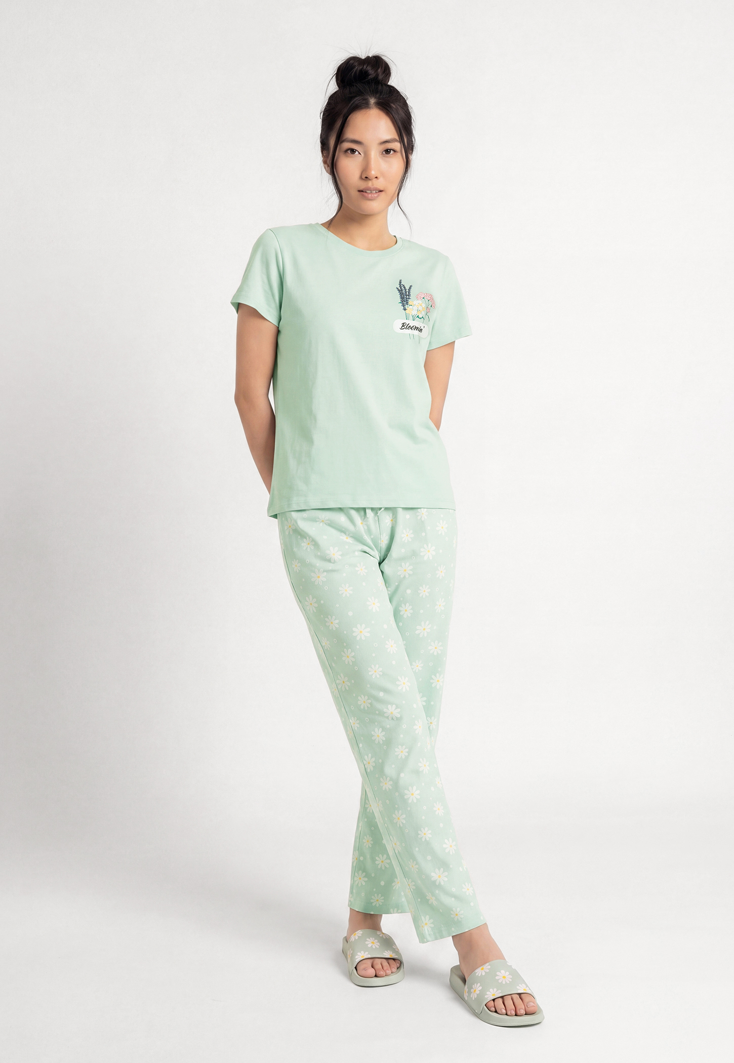 Women Floral Printed PJ Set-picture-19