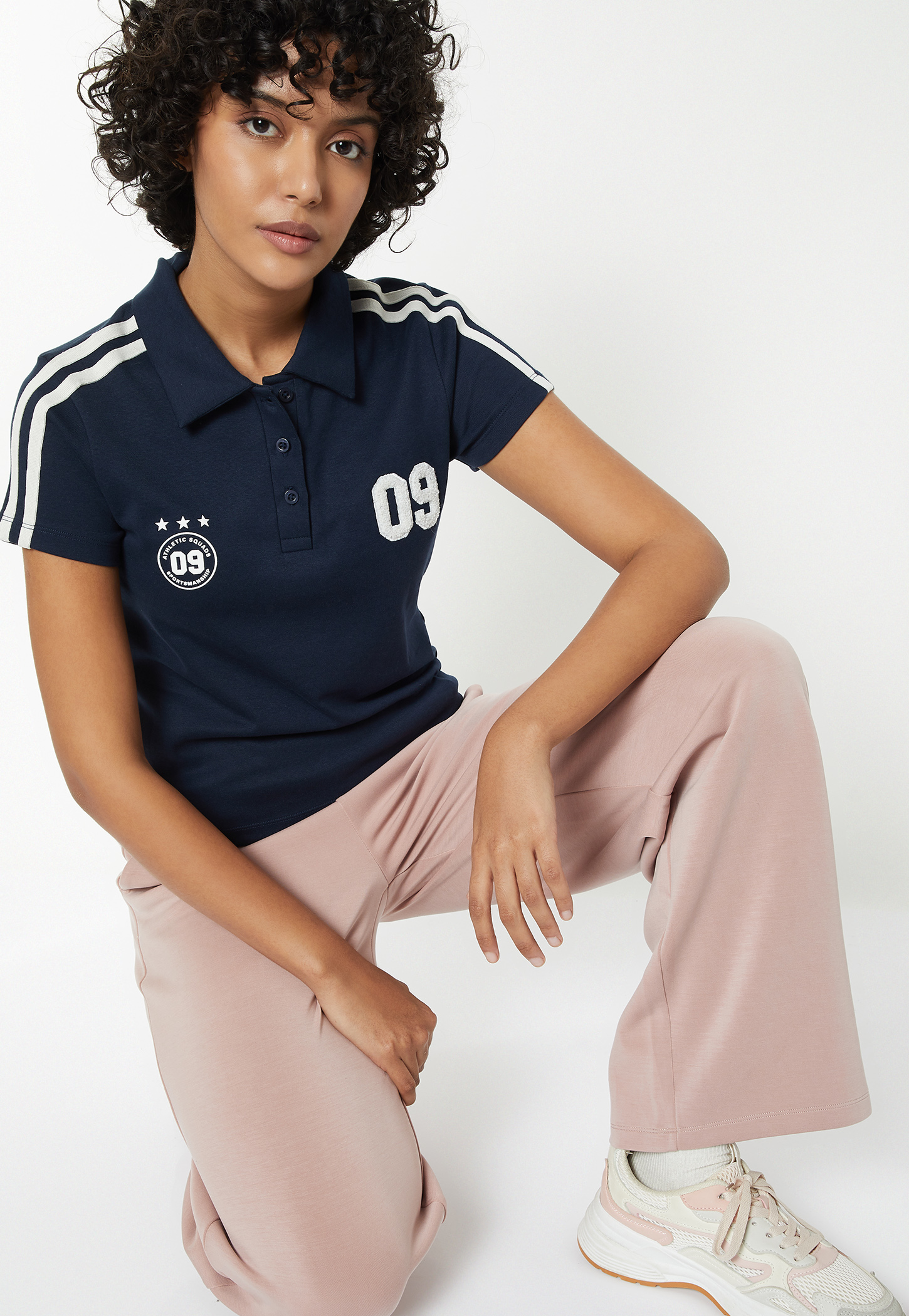 Women Sports Polo T-shirt-image-37