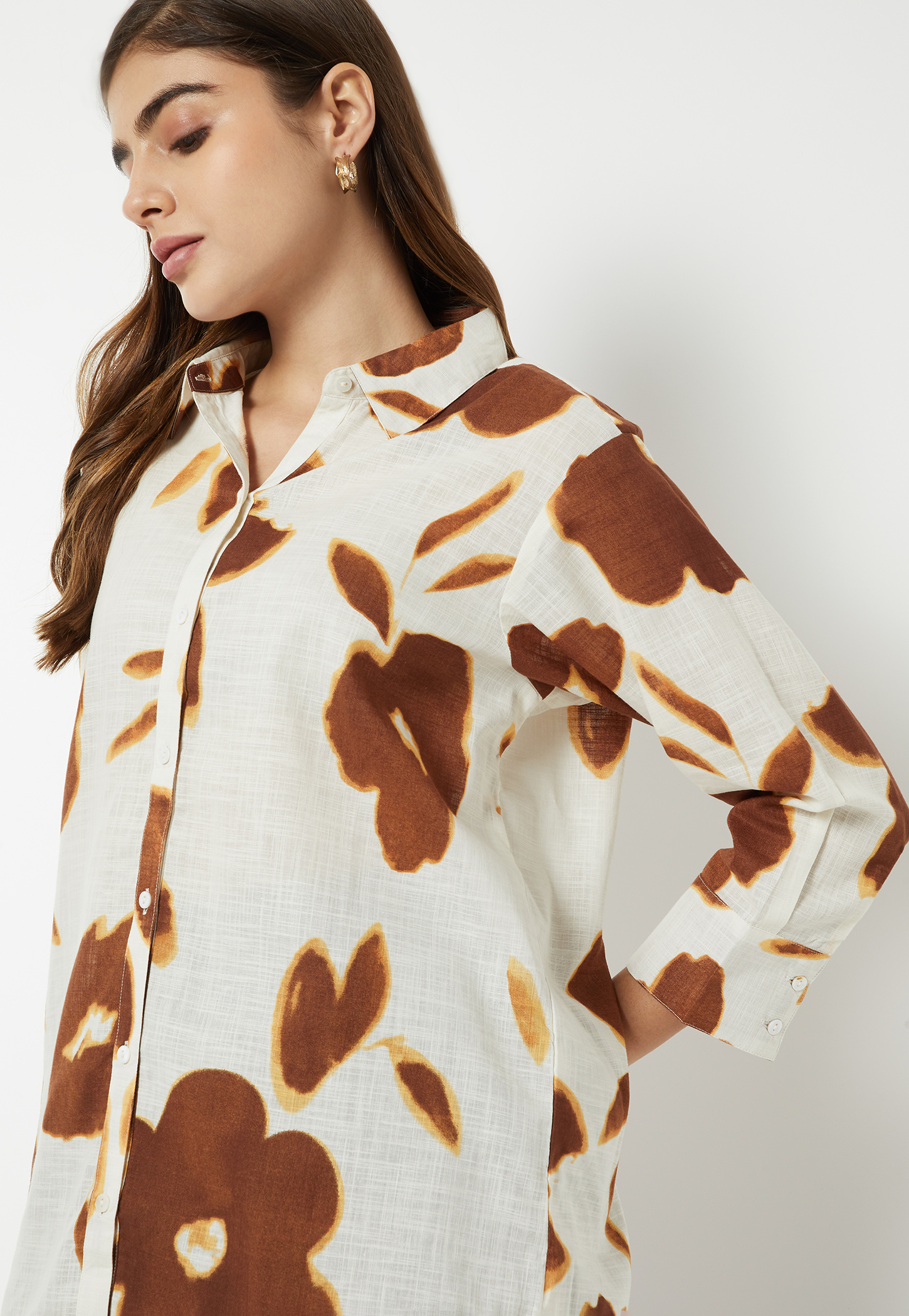 Women Floral Print Shirt-picture-41