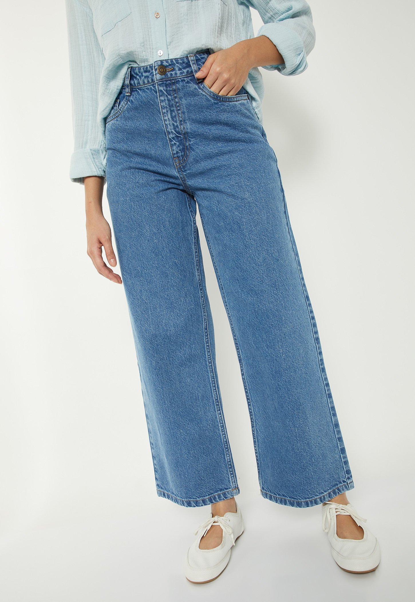 Women Clean Look Full Length Jeans-picture-44