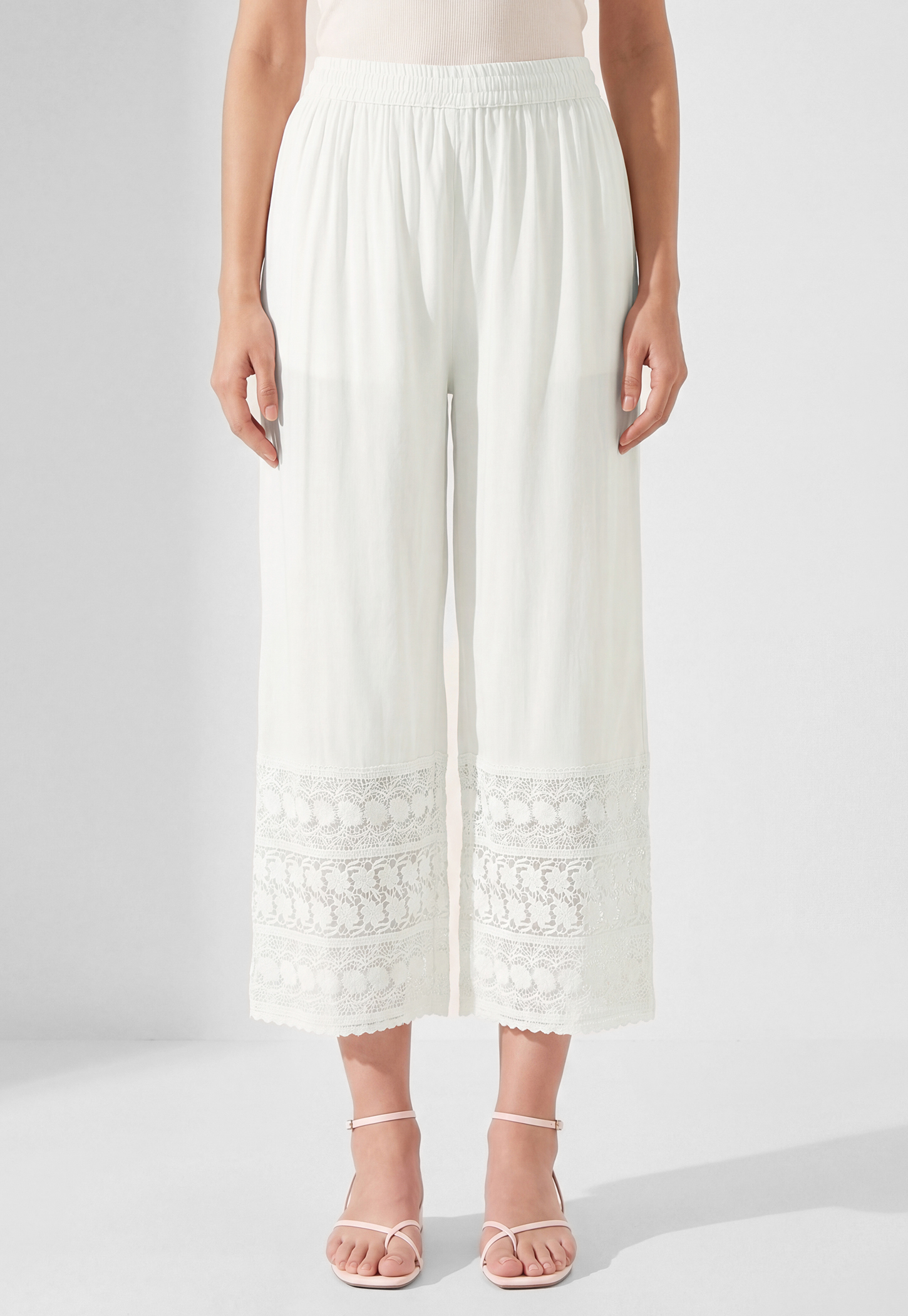 Women Embroidered Palazzos-image-25