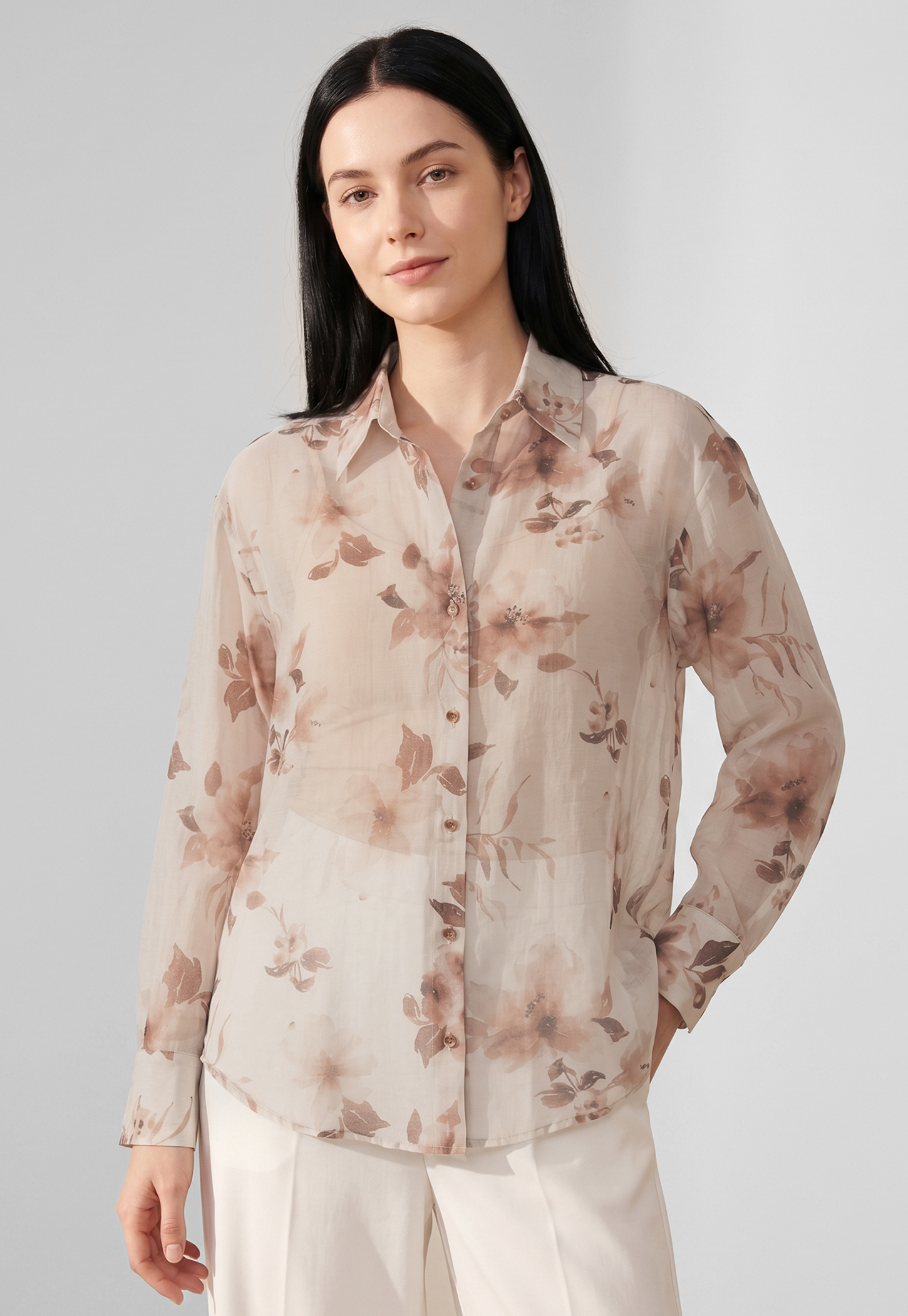 Women Floral Print Blouse-picture-19