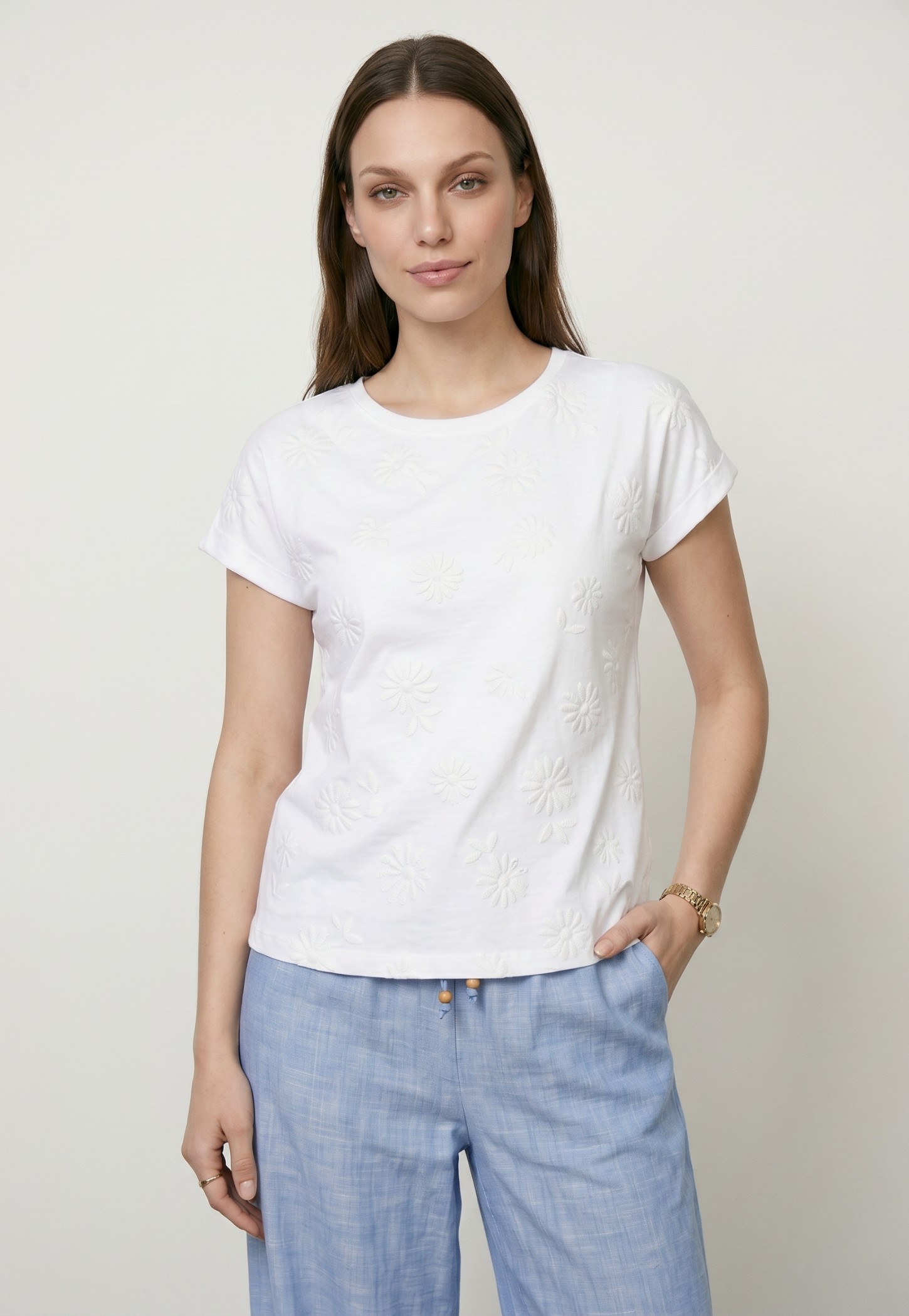 Women Embroidered T-shirt-picture-41