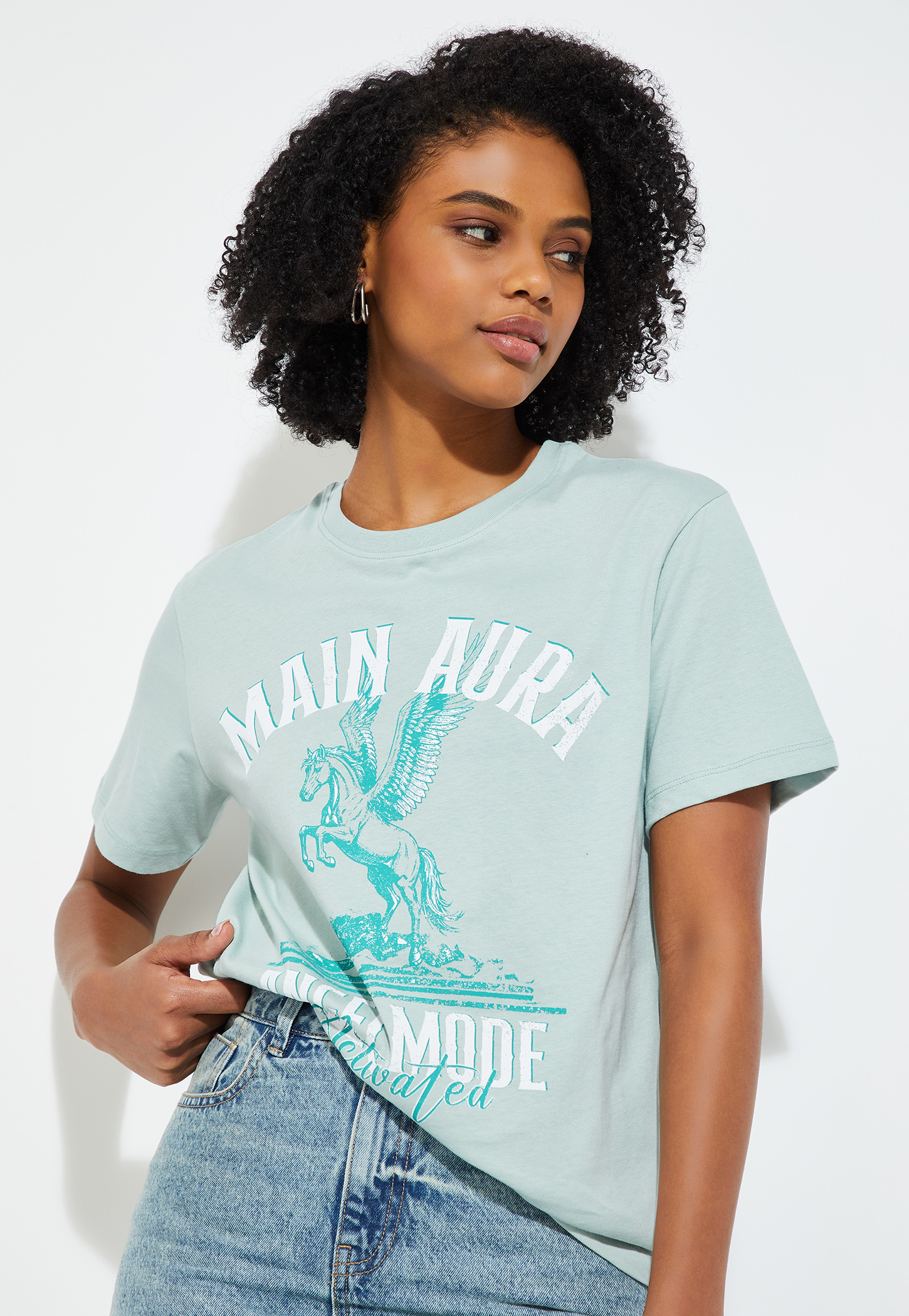 URB_N Women Printed Relaxed Fit T-shirt-picture-45